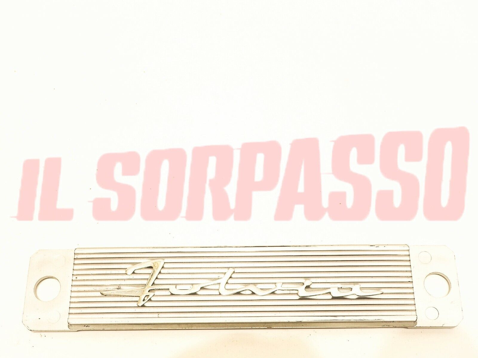 MOSTRINA MASCHERINA COPERCHIO RADIO SCRITTA LANCIA FULVIA BERLINA 2C GT.