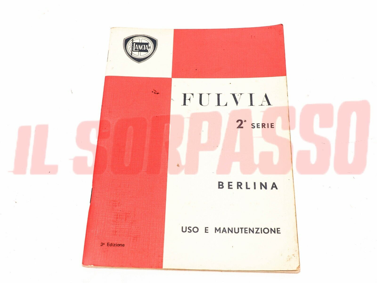 LIBRETTO USO E MANUTENZIONE LANCIA FULVIA BERLINA 2 SERIE ORIGINALE.