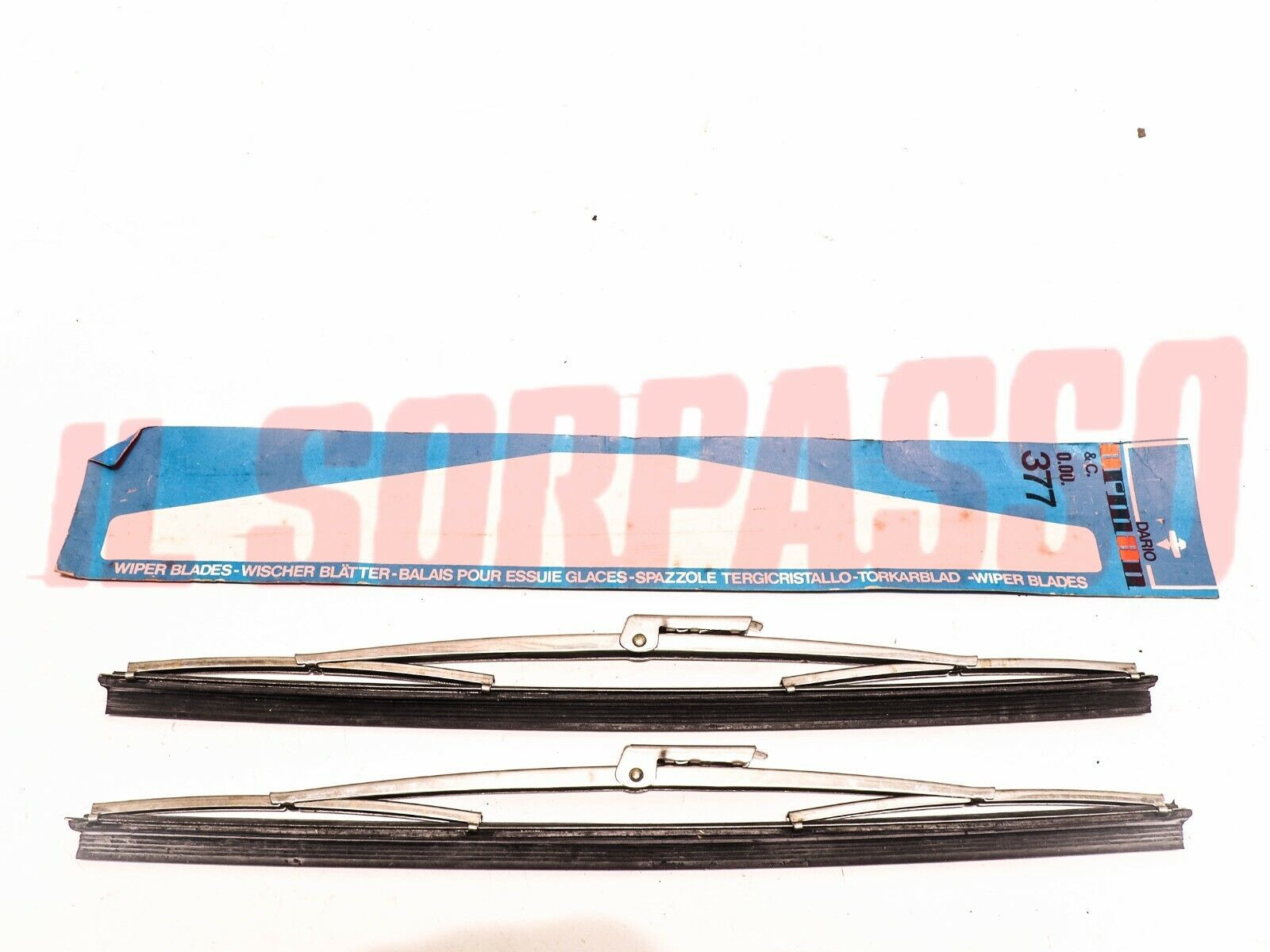 SPAZZOLE TERGI TERGICRISTALLI CROMATE FIAT 850 124 125 126 127 DINO - ABARTH OT.