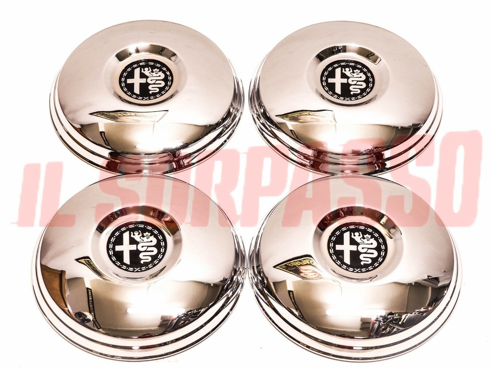 COPPE RUOTA BORCHIE CERCHI ALFA ROMEO 2000 SPRINT SPIDER 