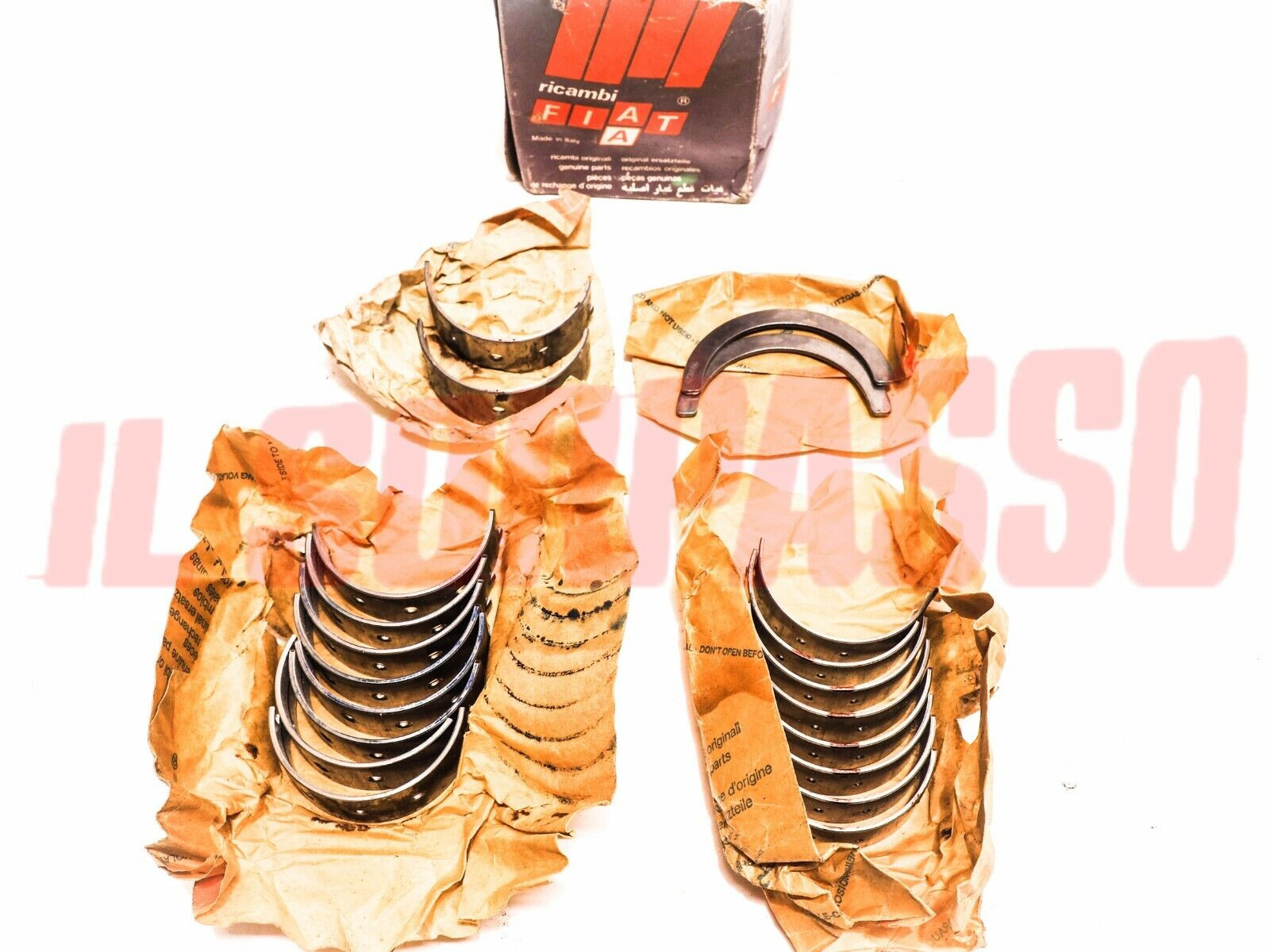 BRONZINE BANCO + BIELLA 1600 cc FIAT 124 COUPE SPIDER 125 LANCIA BETA ORIGINALI