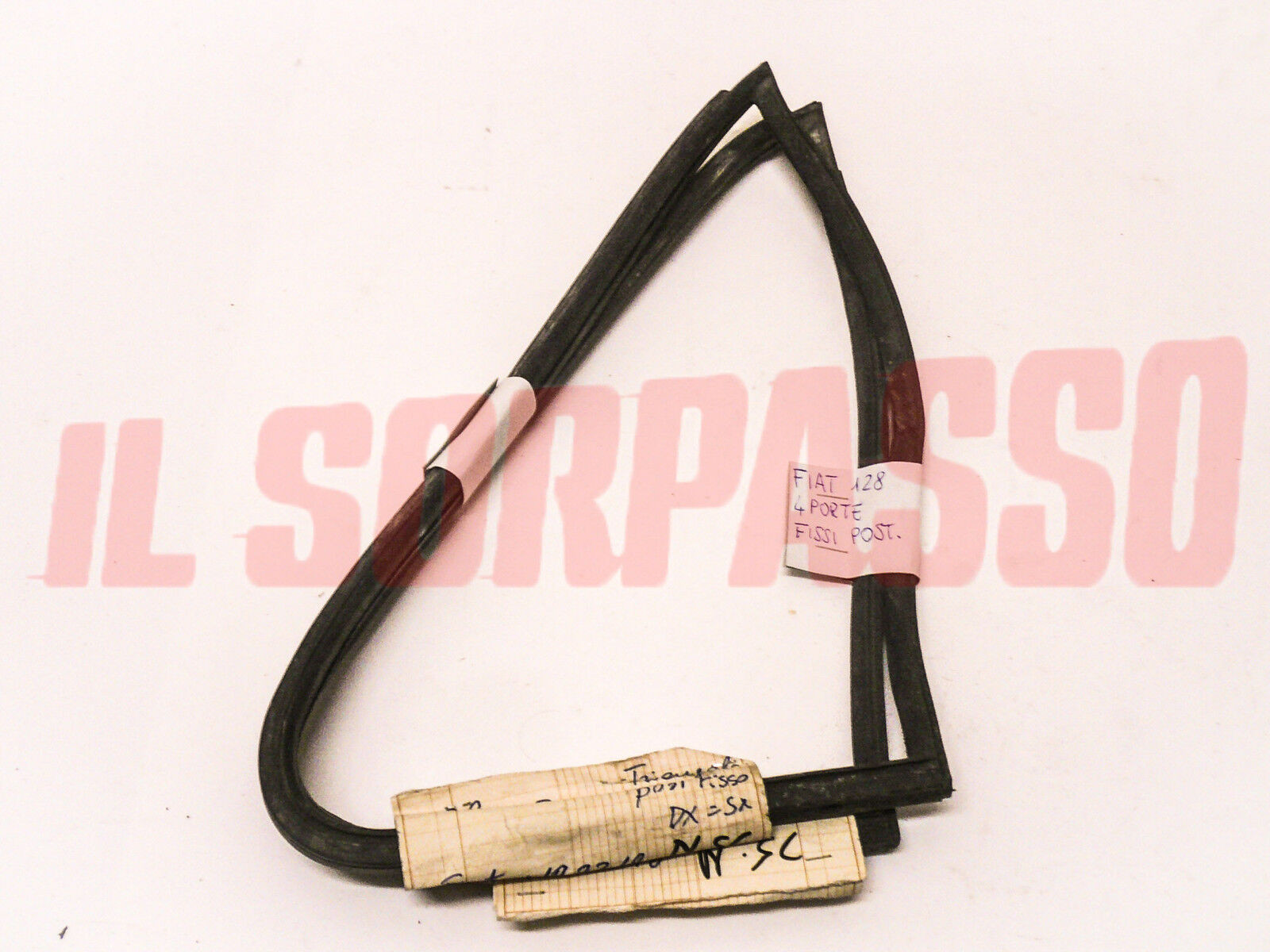 GUARNIZIONI VETRI TRIANGOLI LATERALI FISSI POSTERIORI FIAT 128 BERLINA 4 PORTE