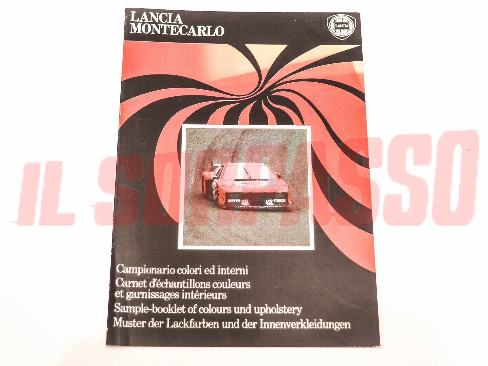 BROCHURE DEPLIANT CAMPIONARIO COLORI ED INTERNI LANCIA BETA MONTECARLO