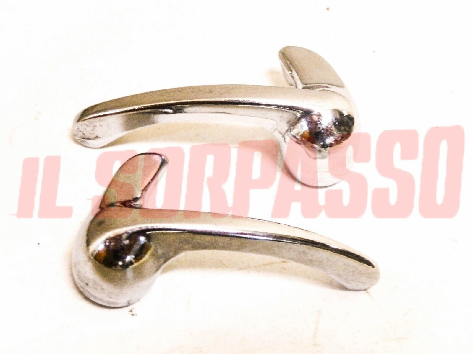 MANIGLIE GALLETTI DEFLETTORI PORTA DESTRA SINISTRA FIAT 500 D F LR 600 ORIGINALI