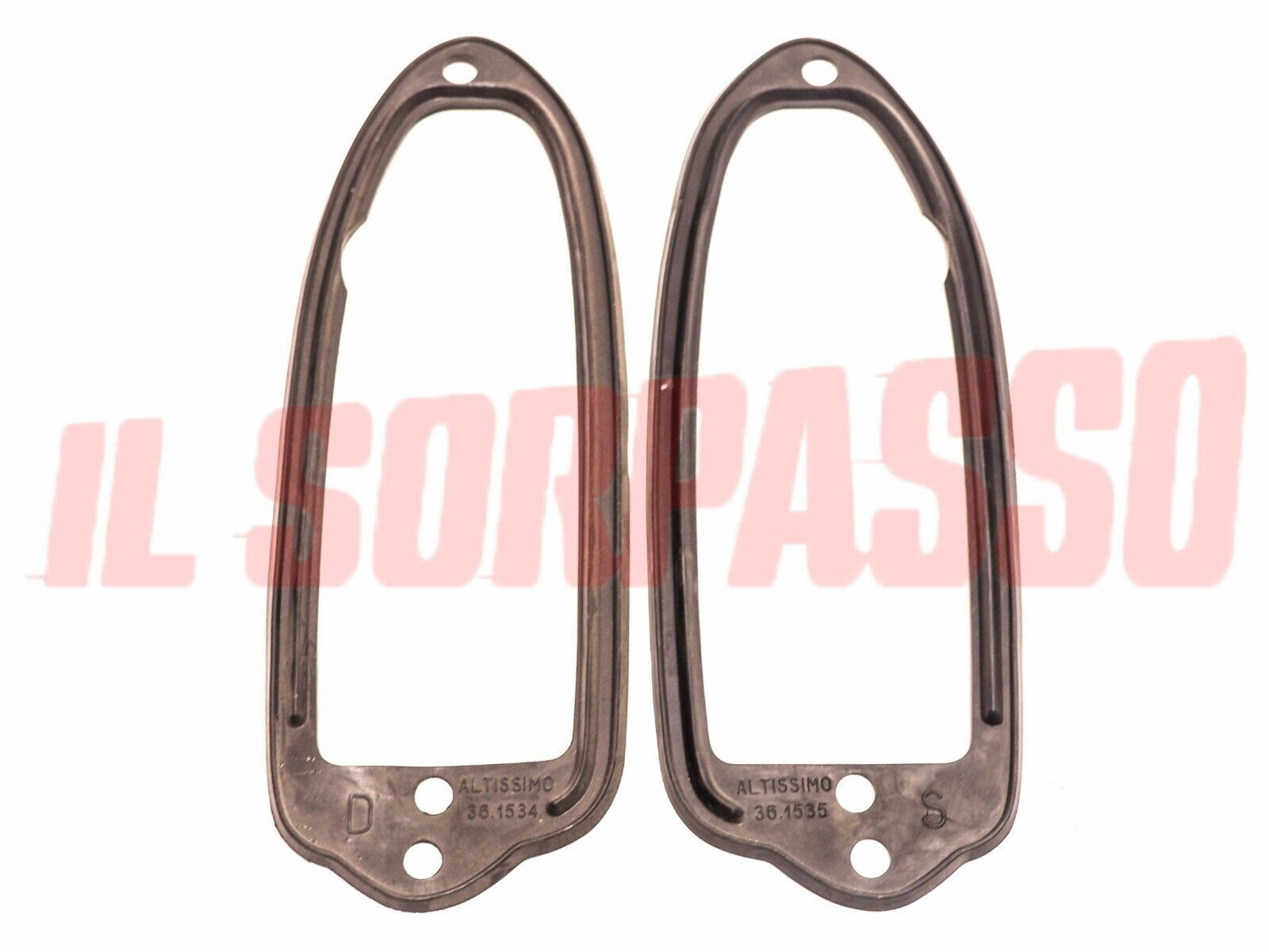 GUARNIZIONI FANALI FARI POSTERIORI FIAT 500 GIARDINIERA ORIGINALI ALTISSIMO