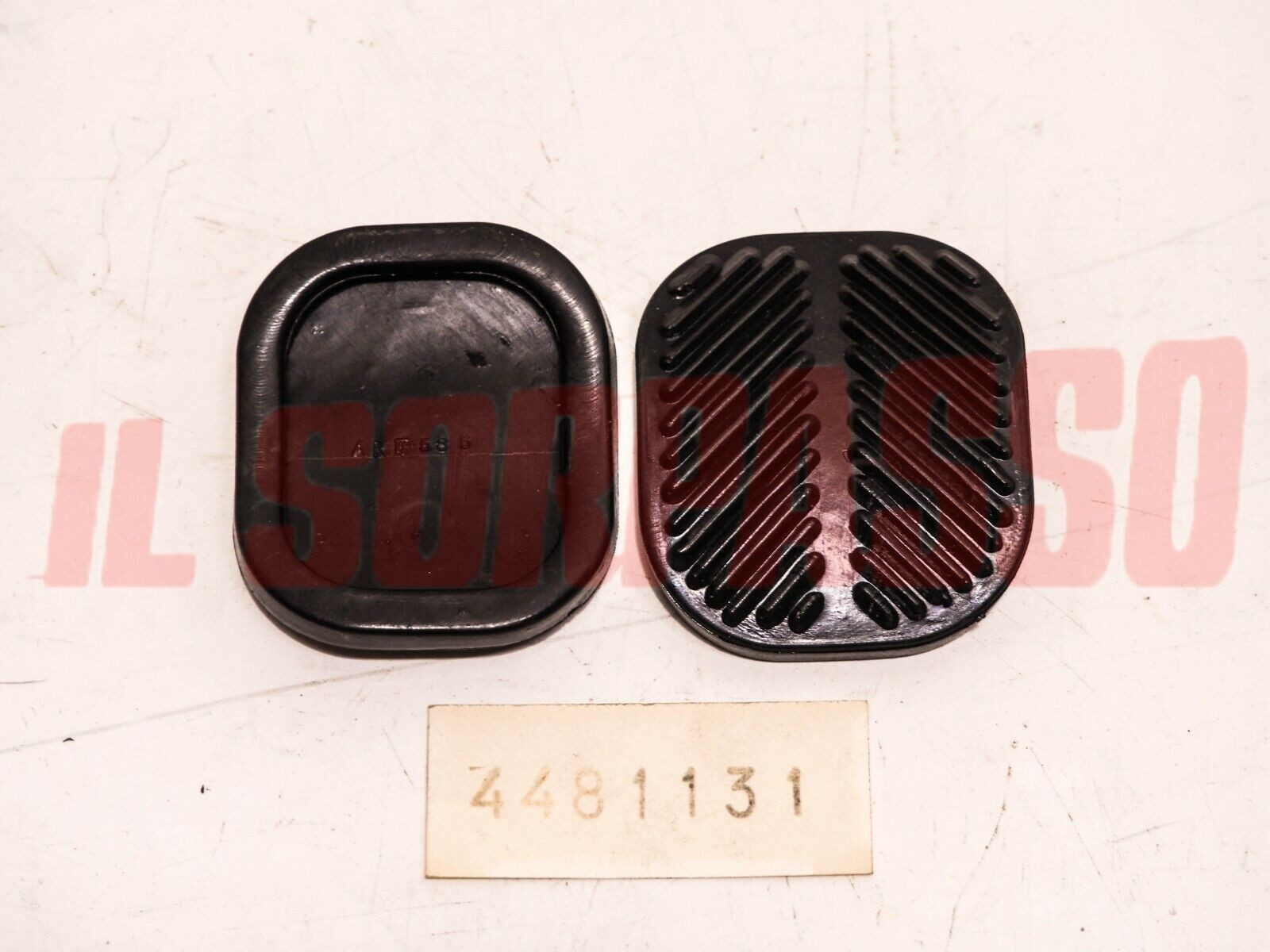 COPRI PEDALI FRENO FRIZIONE FIAT 124 125 127 128 A112 + ABARTH ORIGINALI