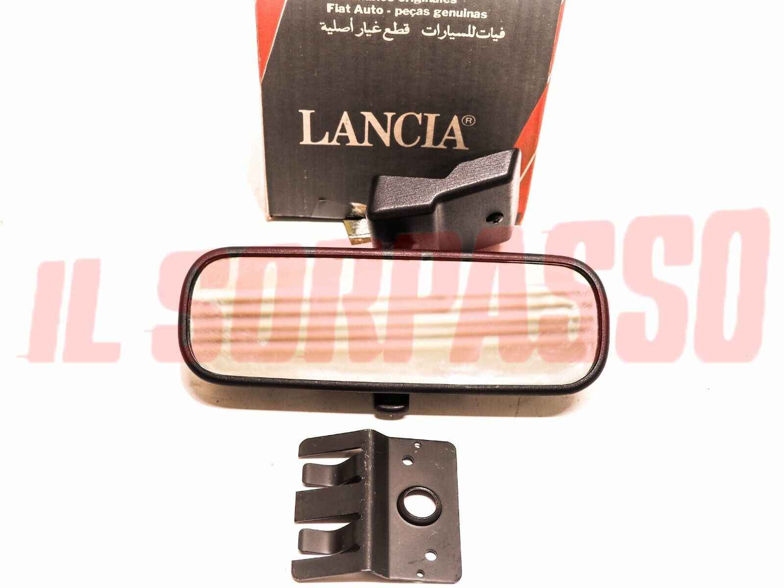 SPECCHIO SPECCHIETTO RETROVISORE INTERNO FIAT UNO + TURBO ORIGINALE