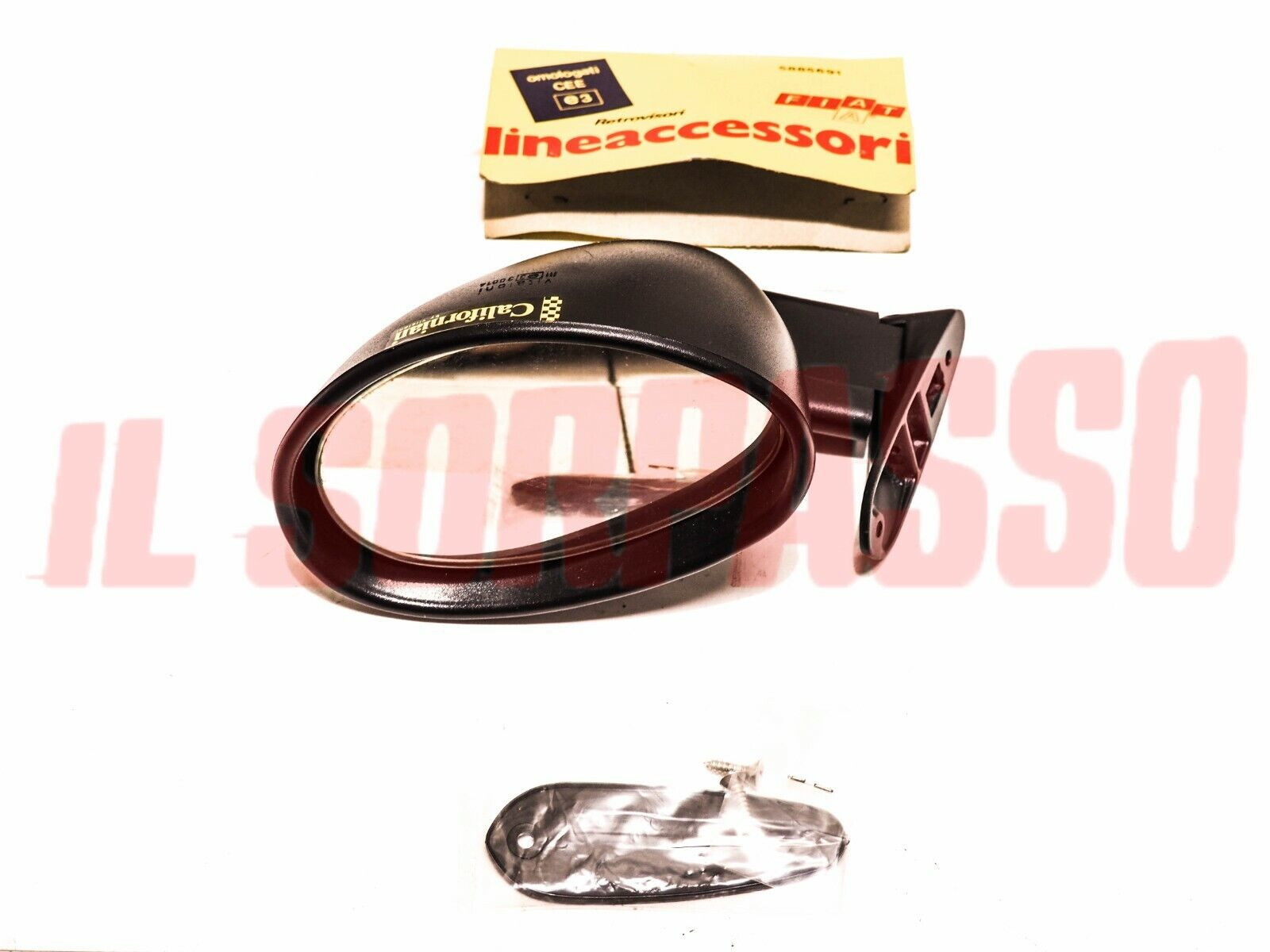 SPECCHIO SPECCHIETTO RETROVISORE CALIFORNIAN SINISTRO FIAT 500 126 128 131 