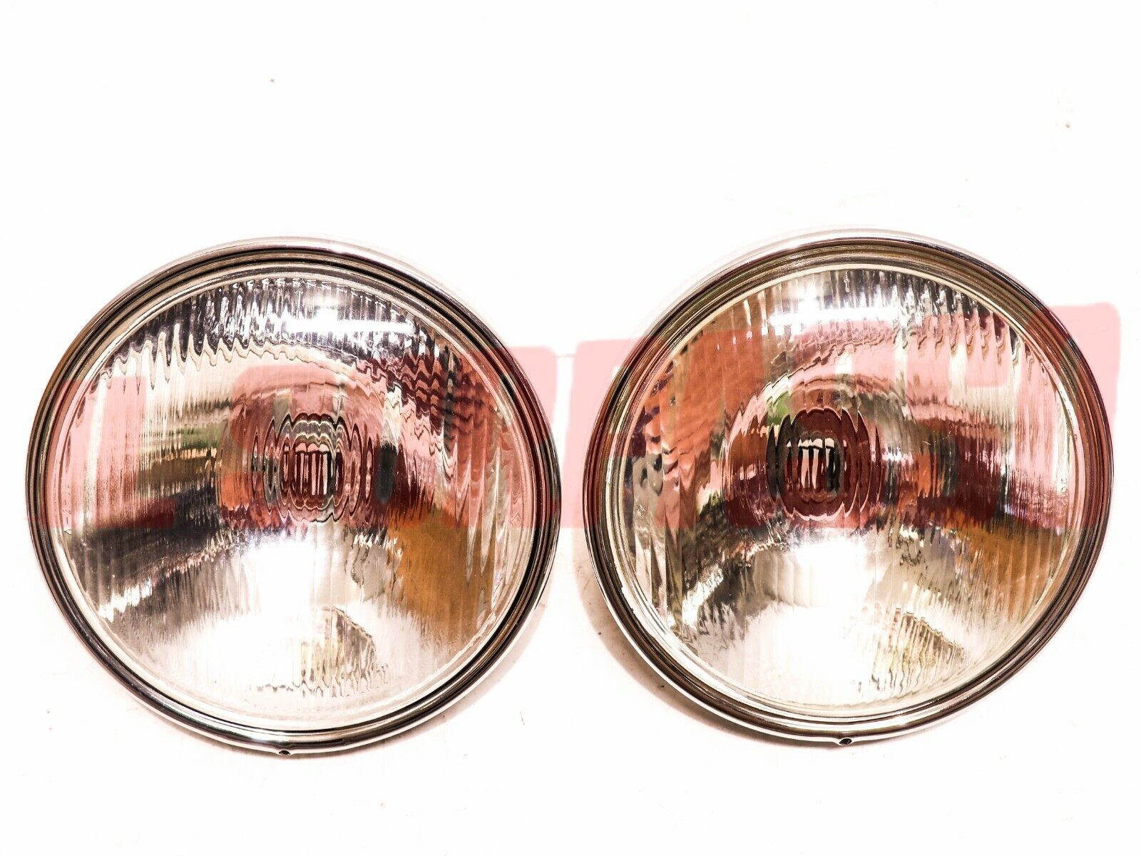 GRUPPI OTTICI FANALI FARI ANTERIORI + CORNICI FIAT TOPOLINO 500 C + BELVEDERE