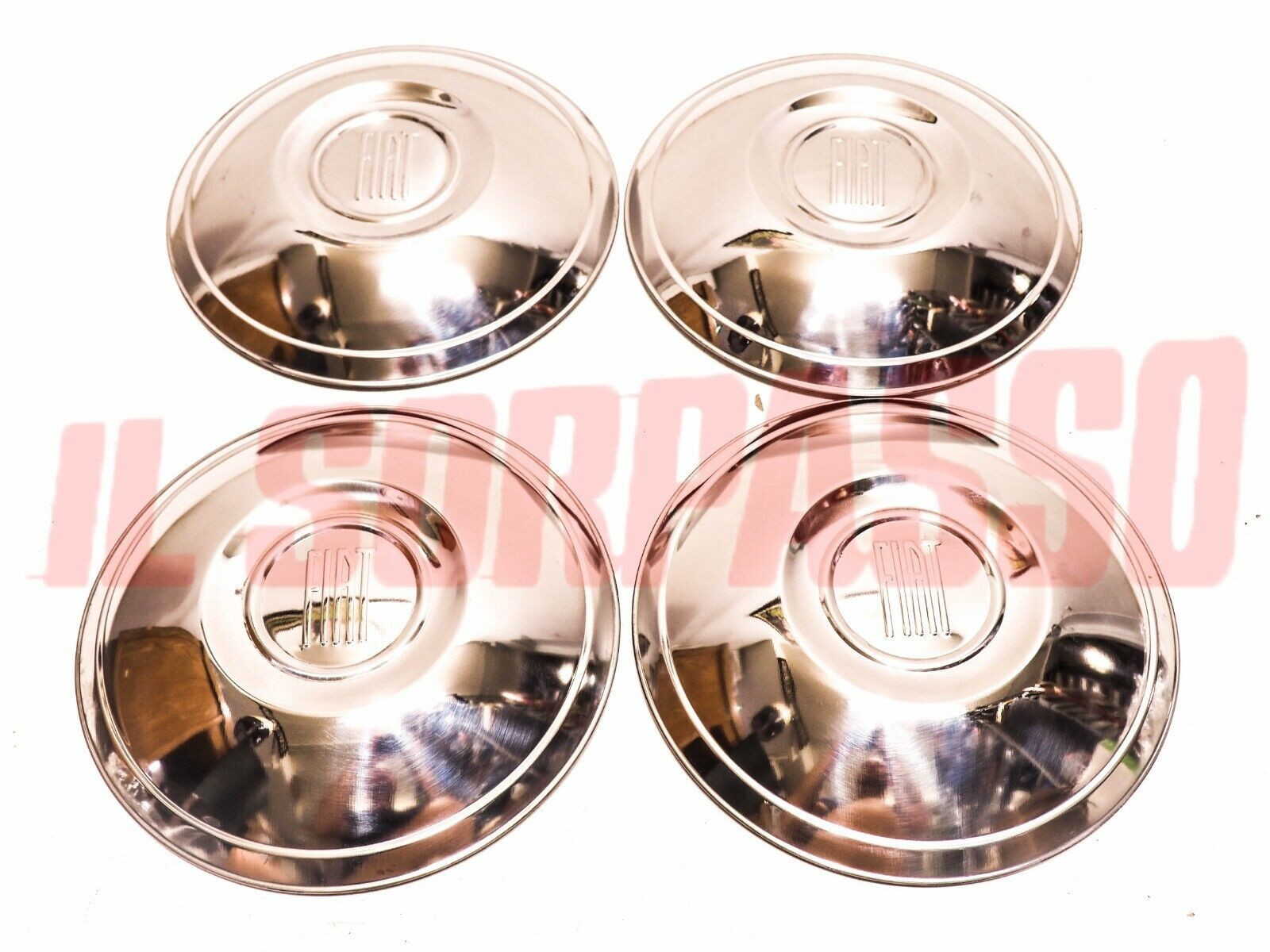 COPPE RUOTA BORCHIE CERCHI FIAT 600 D + MULTIPLA INOX