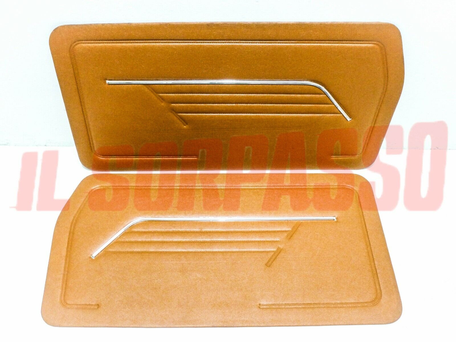 PANNELLI PORTA DESTRO + SINISTRO FIAT 126 1 SERIE ARANCIO