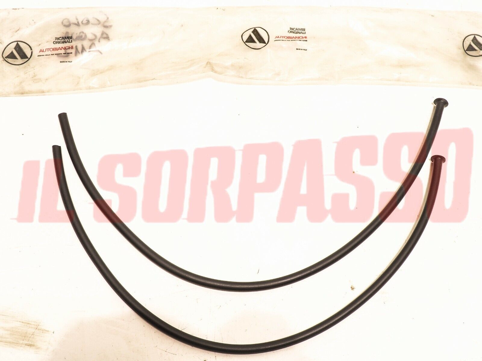 SCOLI TUBI ACQUA VETRI LATERALI APRIBILI AUTOBIANCHI A112 + ABARTH ORIGINALI