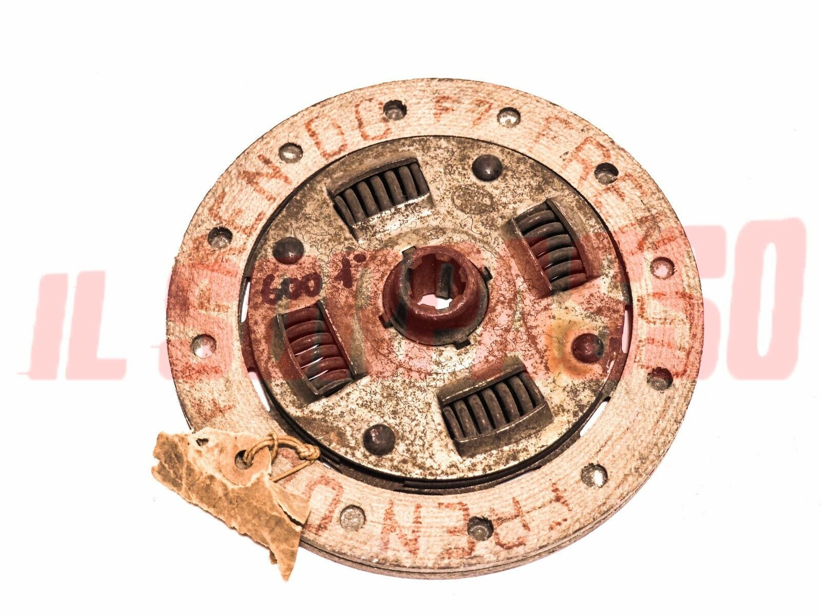 DISCO FRIZIONE FIAT 600 1 SERIE + MULTIPLA  6 CAVE RADE ORIGINALE