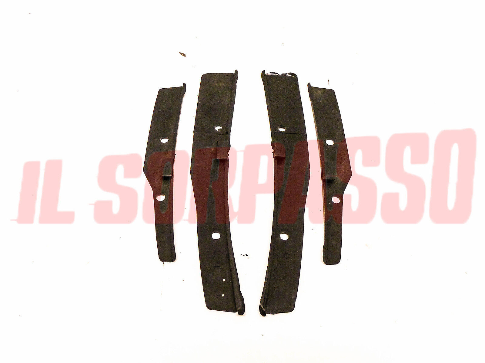 PLASTICHE SOFFIETTI PARAURTI ANT POST DX SX AUTOBIANCHI A112 5 SERIE ABARTH