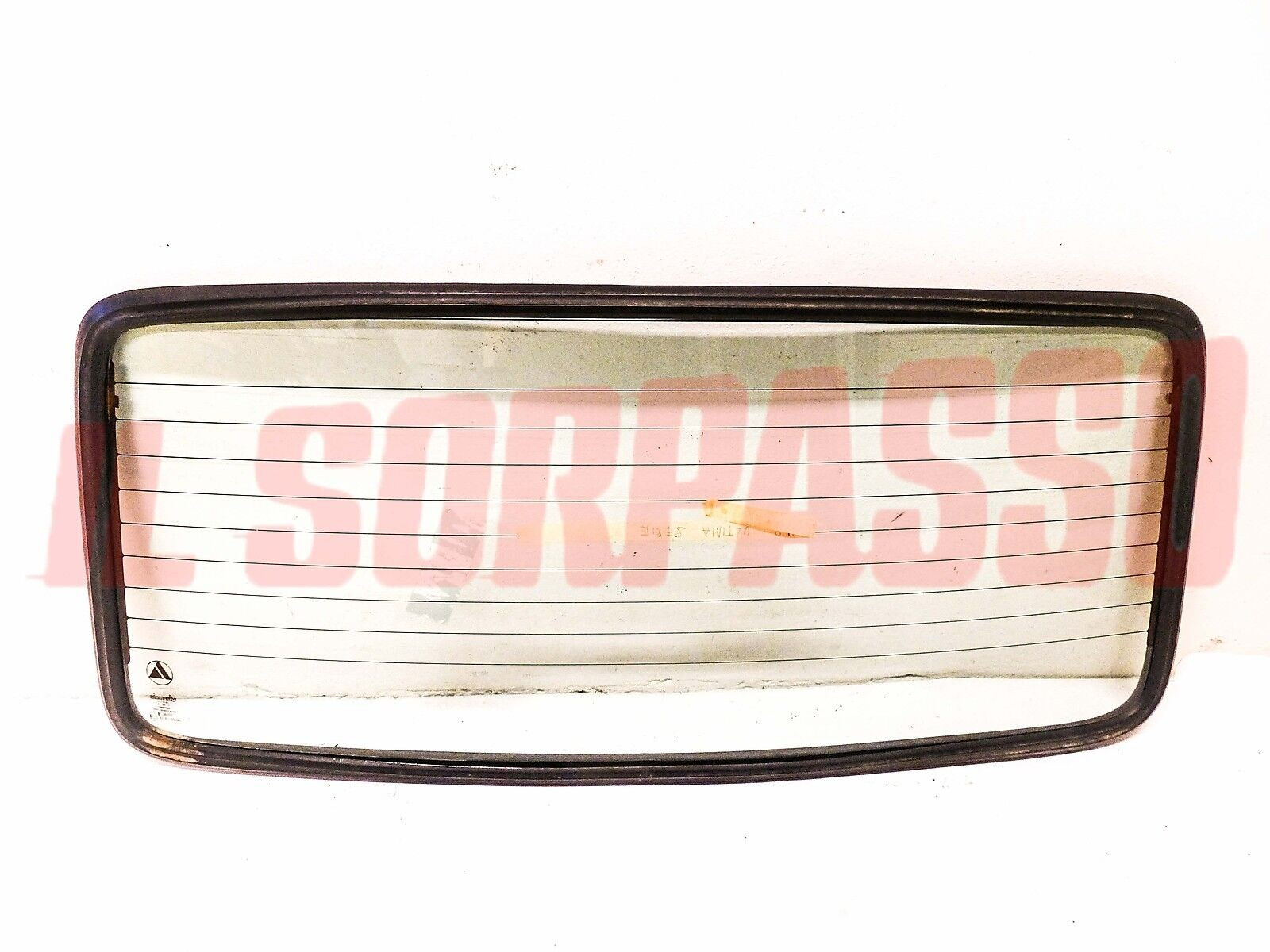 VETRO POSTERIORE LUNOTTO GUARNIZIONE AUTOBIANCHI A112 5 6 7 SERIE ABARTH VERDE