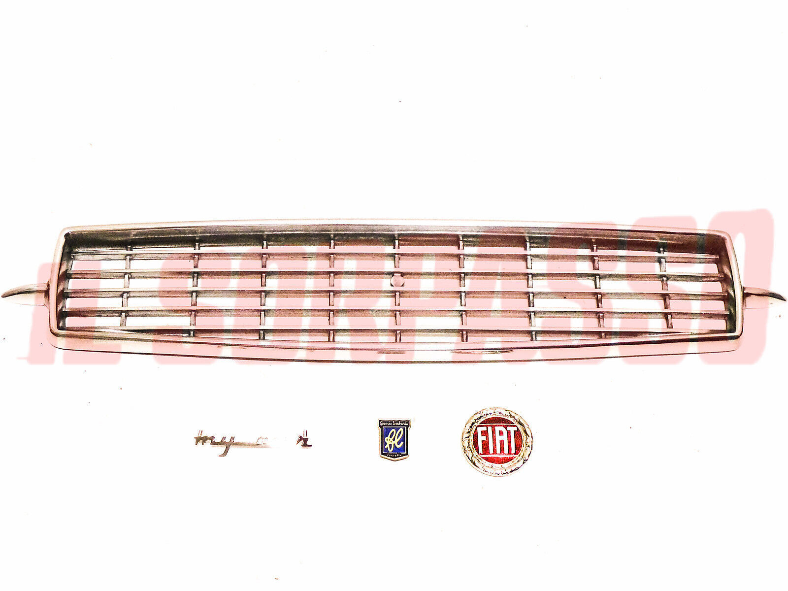 MASCHERINA STEMMA SCRITTA FREGIO FIAT 500 MY CAR FRANCIS LOMBARDI