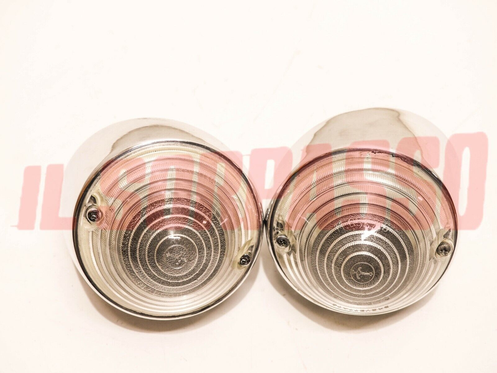 FANALINI ANTERIORI FRECCE + GOMME FIAT 600 MULTIPLA 2 SERIE ALLUMINIO CARELLO