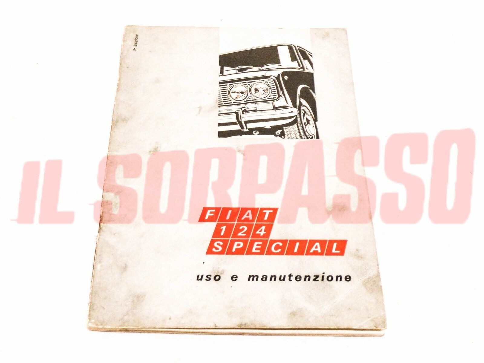 LIBRETTO USO E MANUTENZIONE FIAT 124 SPECIAL ORIGINALE 3 EDIZIONE