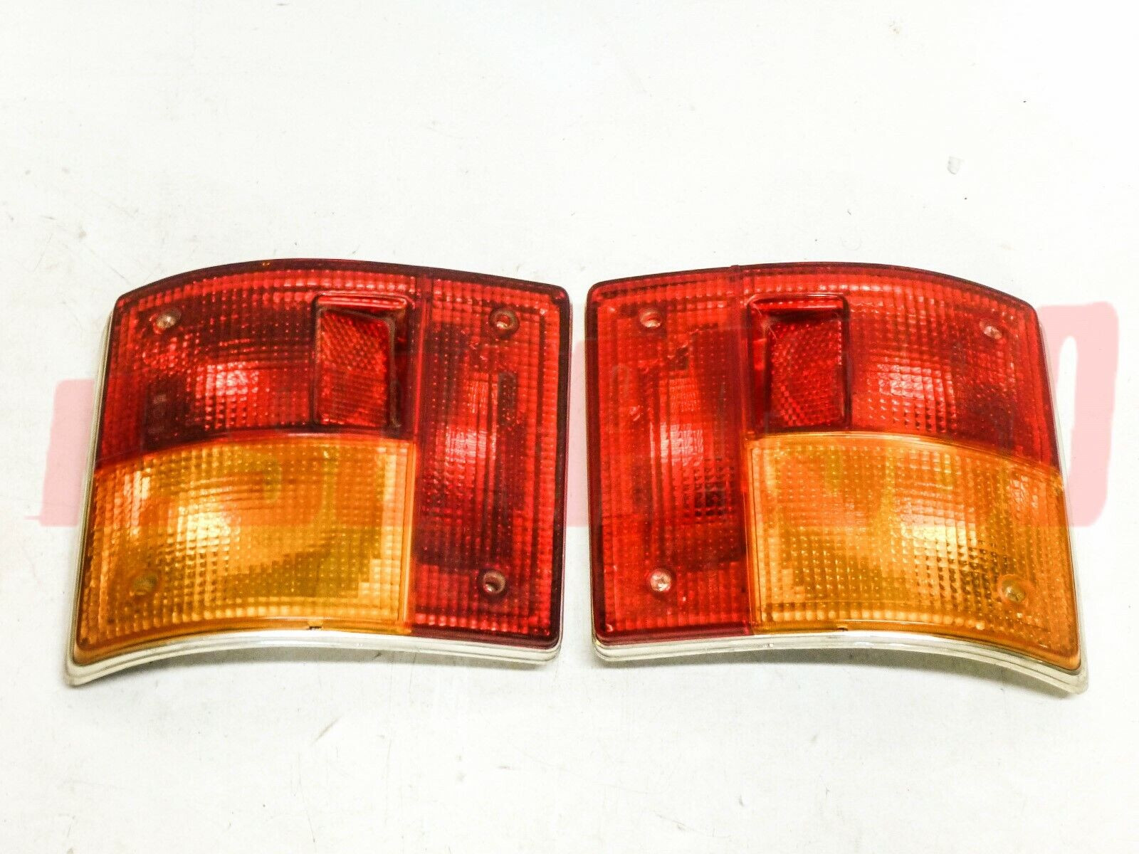 FANALI POSTERIORI DESTRO SINISTRO AUTOBIANCHI A112 3 SERIE ABARTH CROMATI LISCI