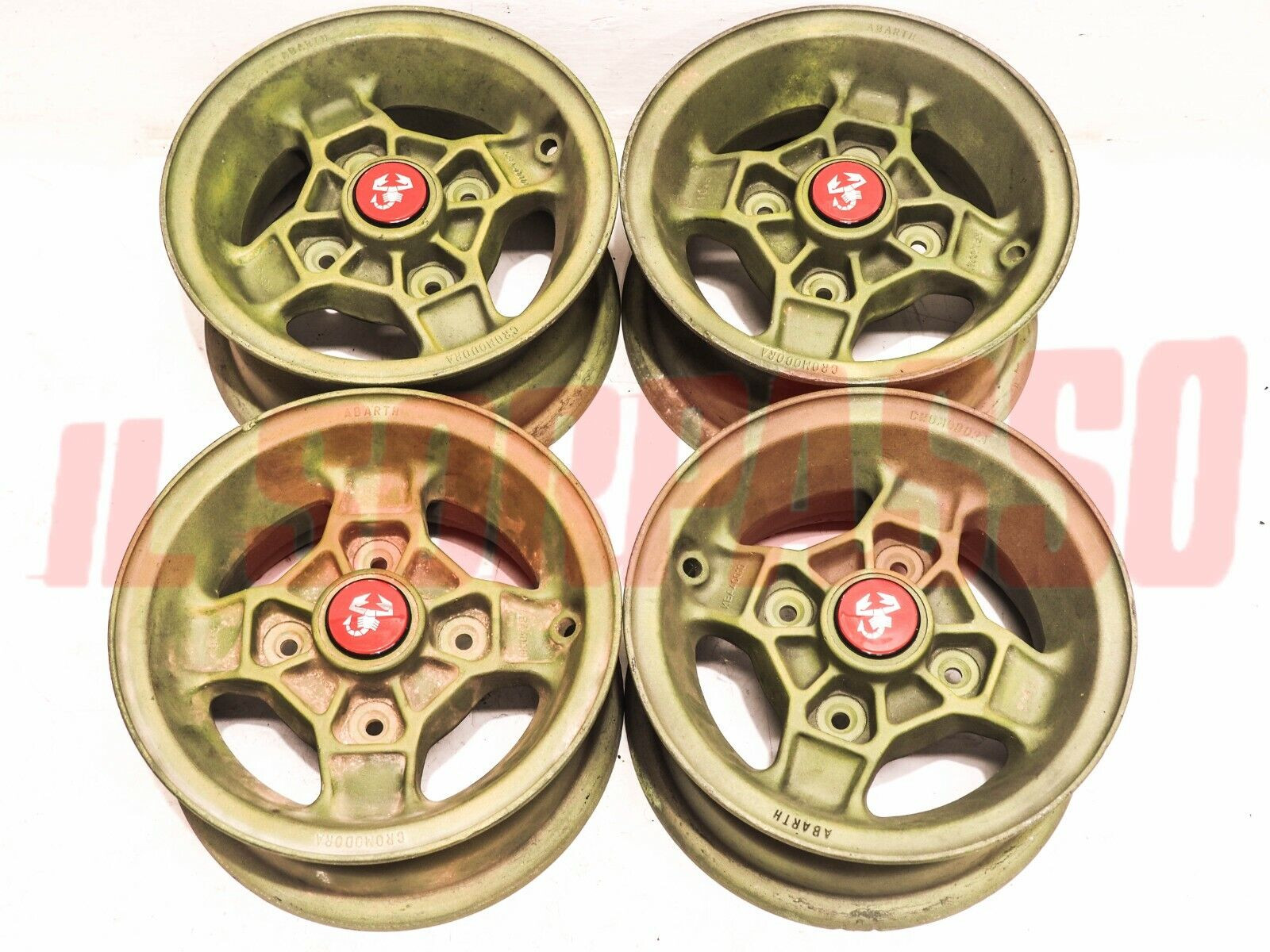 CERCHI RUOTA 5X10 INNOCENTI MINI COOPER ORIGINALI CROMODORA ABARTH