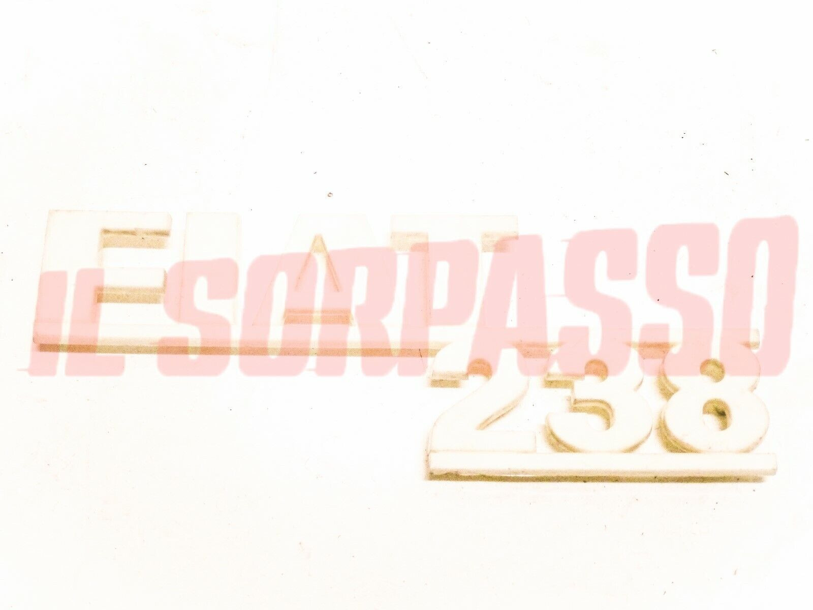 SCRITTA POSTERIORE FIAT 238 1 SERIE ORIGINALE