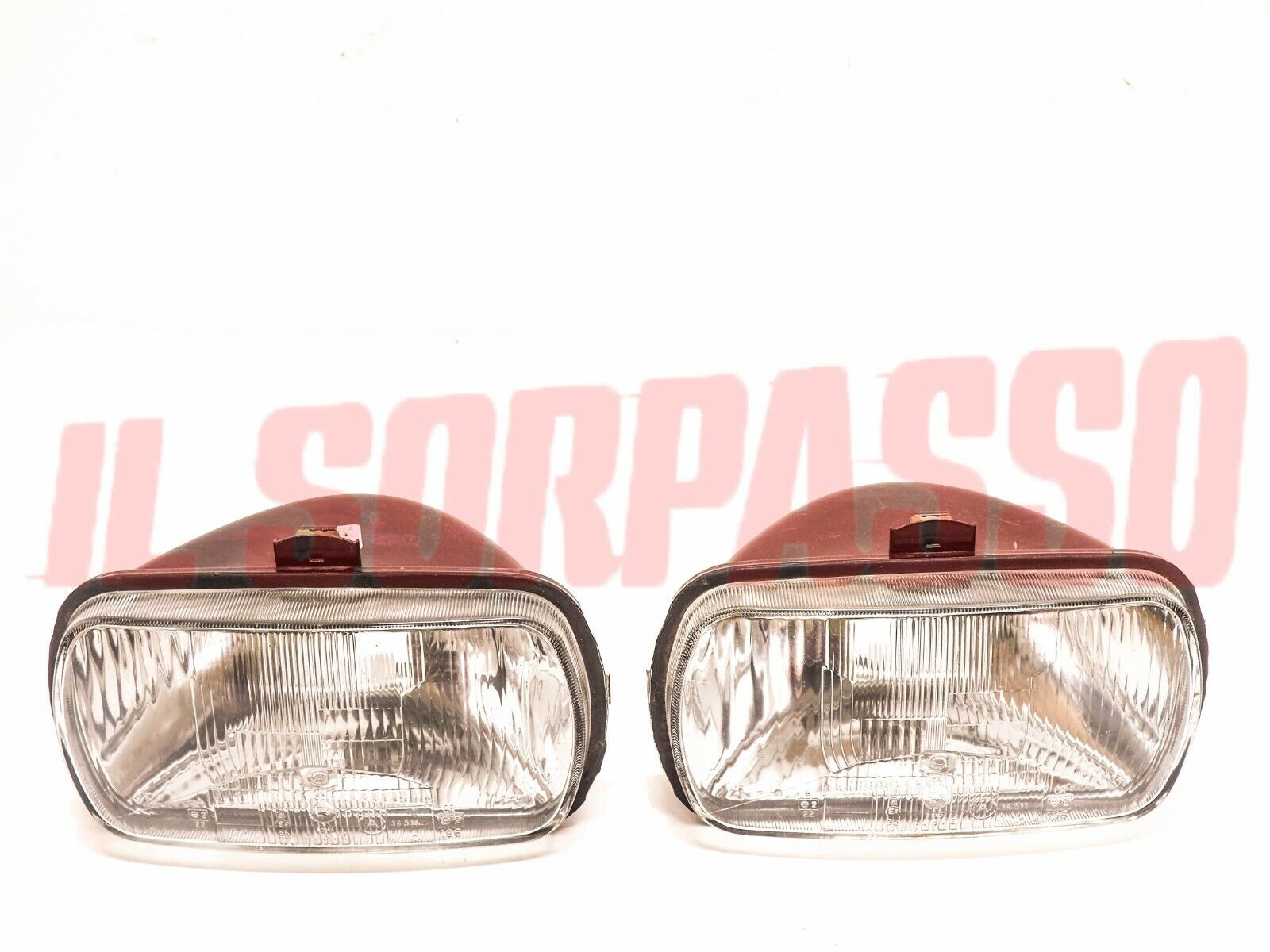 GRUPPI OTTICI FANALI FARI ANTERIORI FIAT 242 FURGONE ORIGINALI CIBIE'