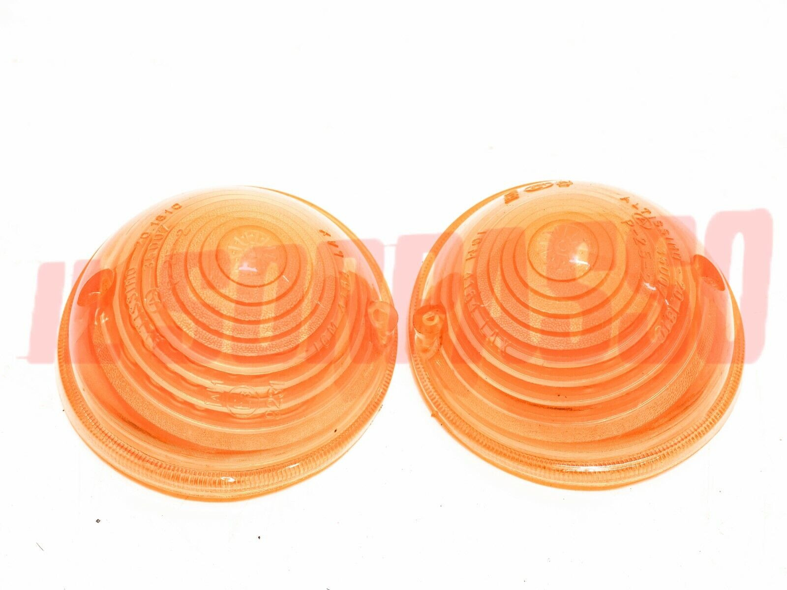 PLASTICHE FANALINI ANTERIORI ARANCIO FIAT 500 F L R ORIGINALI ALTISSIMO
