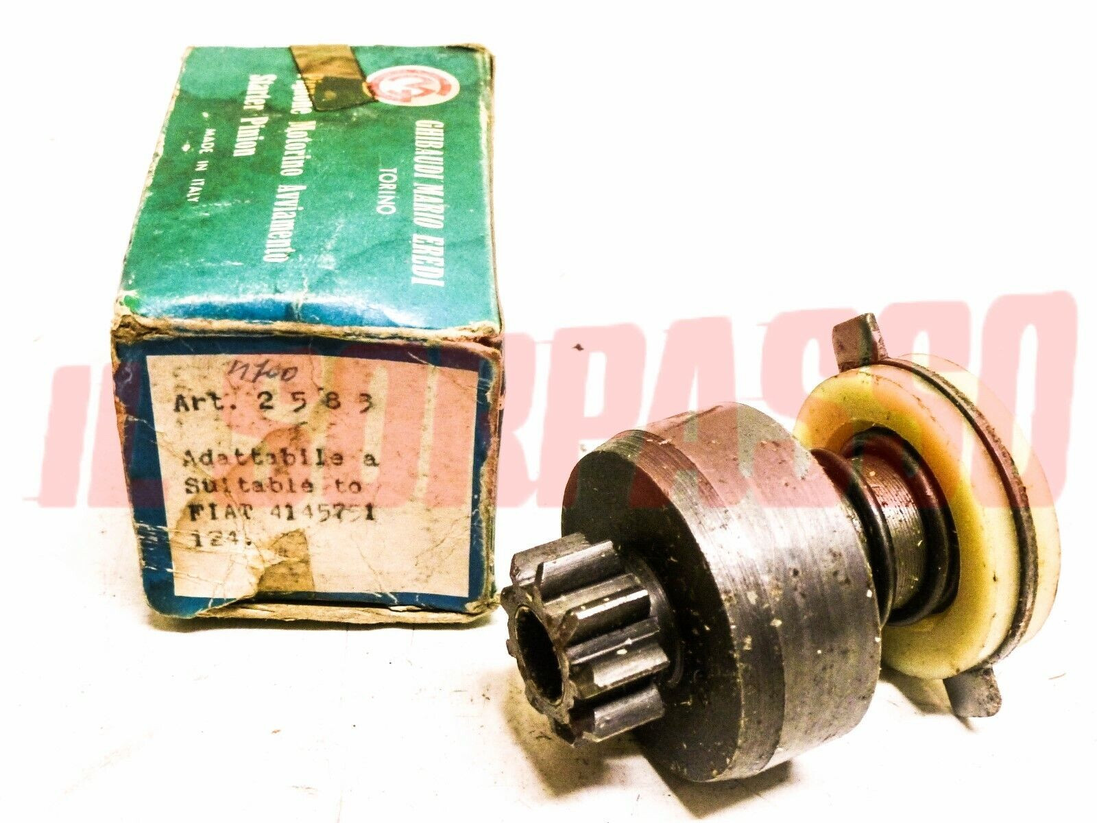 PIGNONE MOTORINO AVVIAMENTO FIAT 124 BERLINA SPECIAL COUPE SPIDER ORIGINALE