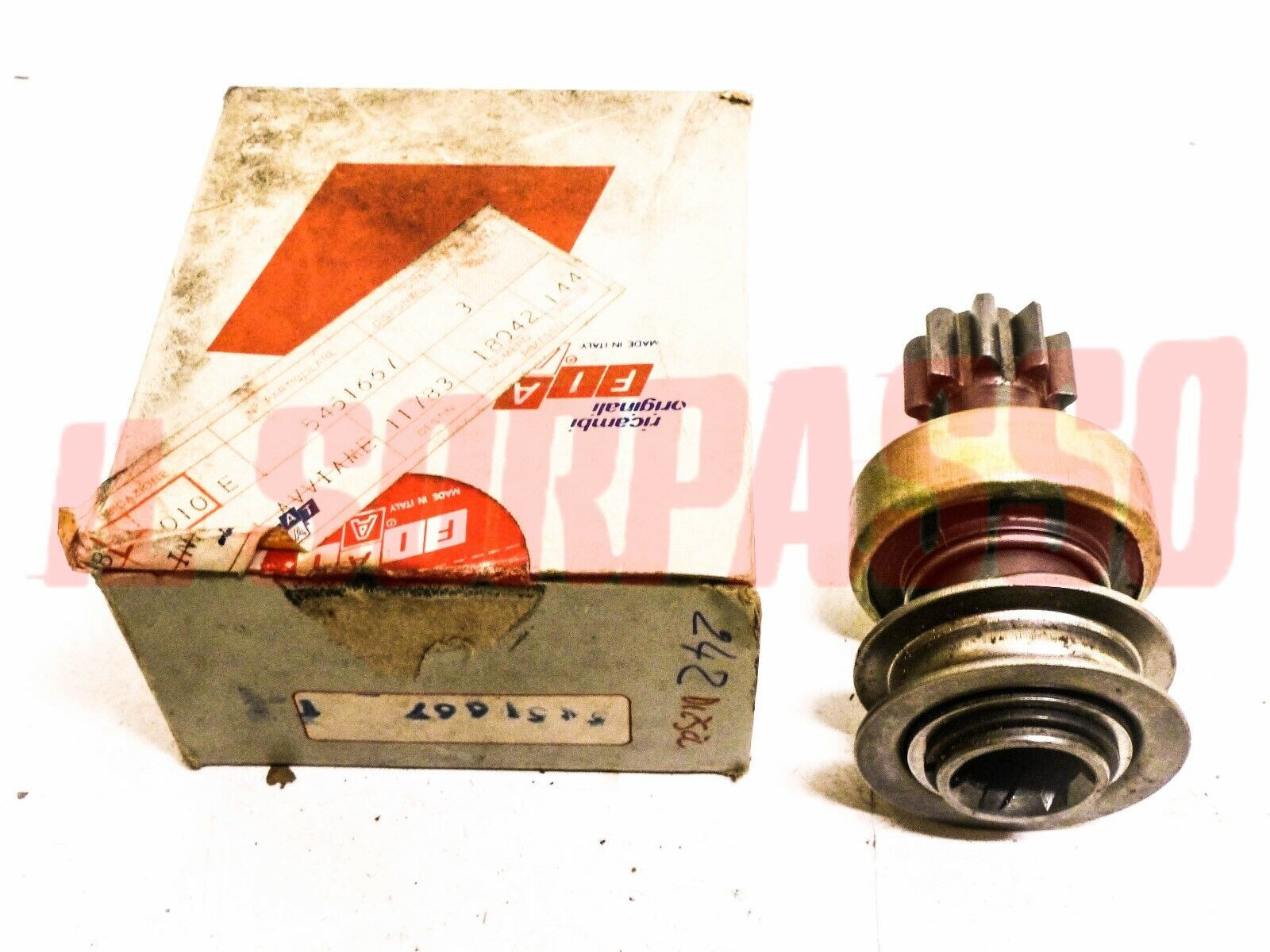 PIGNONE MOTORINO AVVIAMENTO FIAT 242 DIESEL ORIGINALE 5451667