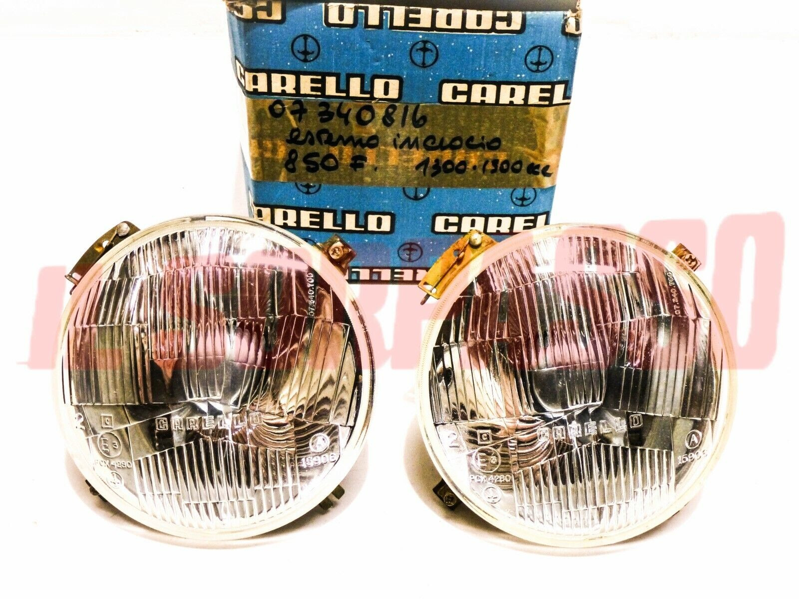 GRUPPI OTTICI FANALI FARI ESTERNI FIAT 850 FAMILIARE 1300 1500 BERLINA CARELLO 