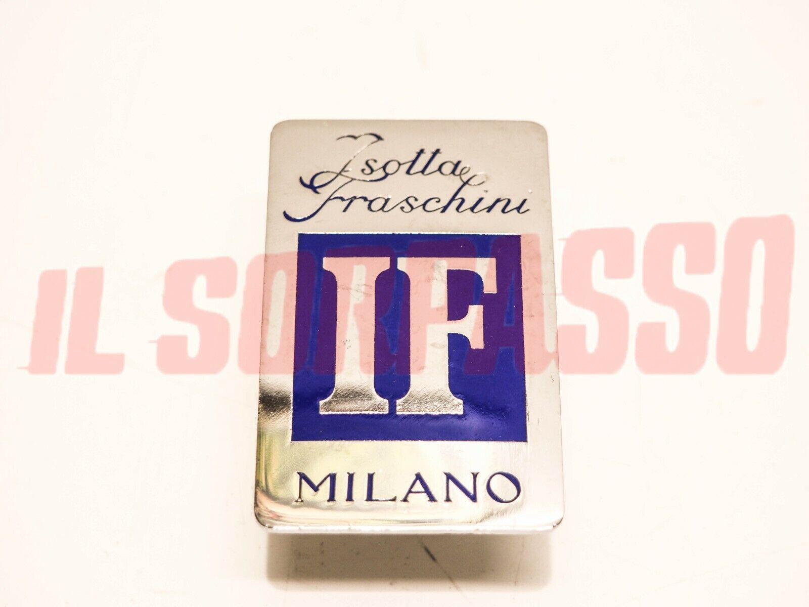 STEMMA SCRITTA LOGO SMALTATO ISOTTA FRASCHINI MILANO TIPO 8 8A 8B 8C D FE IM