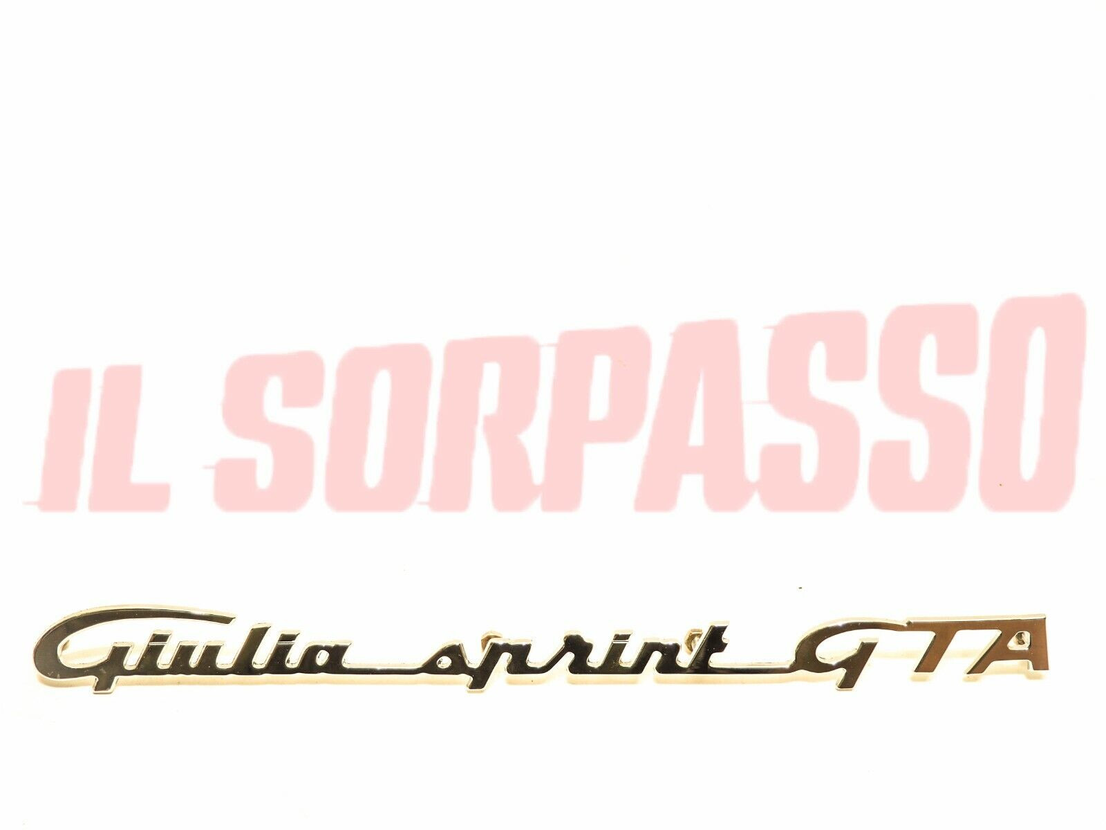 SCRITTA SIGLA COFANO POSTERIORE ALFA ROMEO GIULIA SPRINT GTA