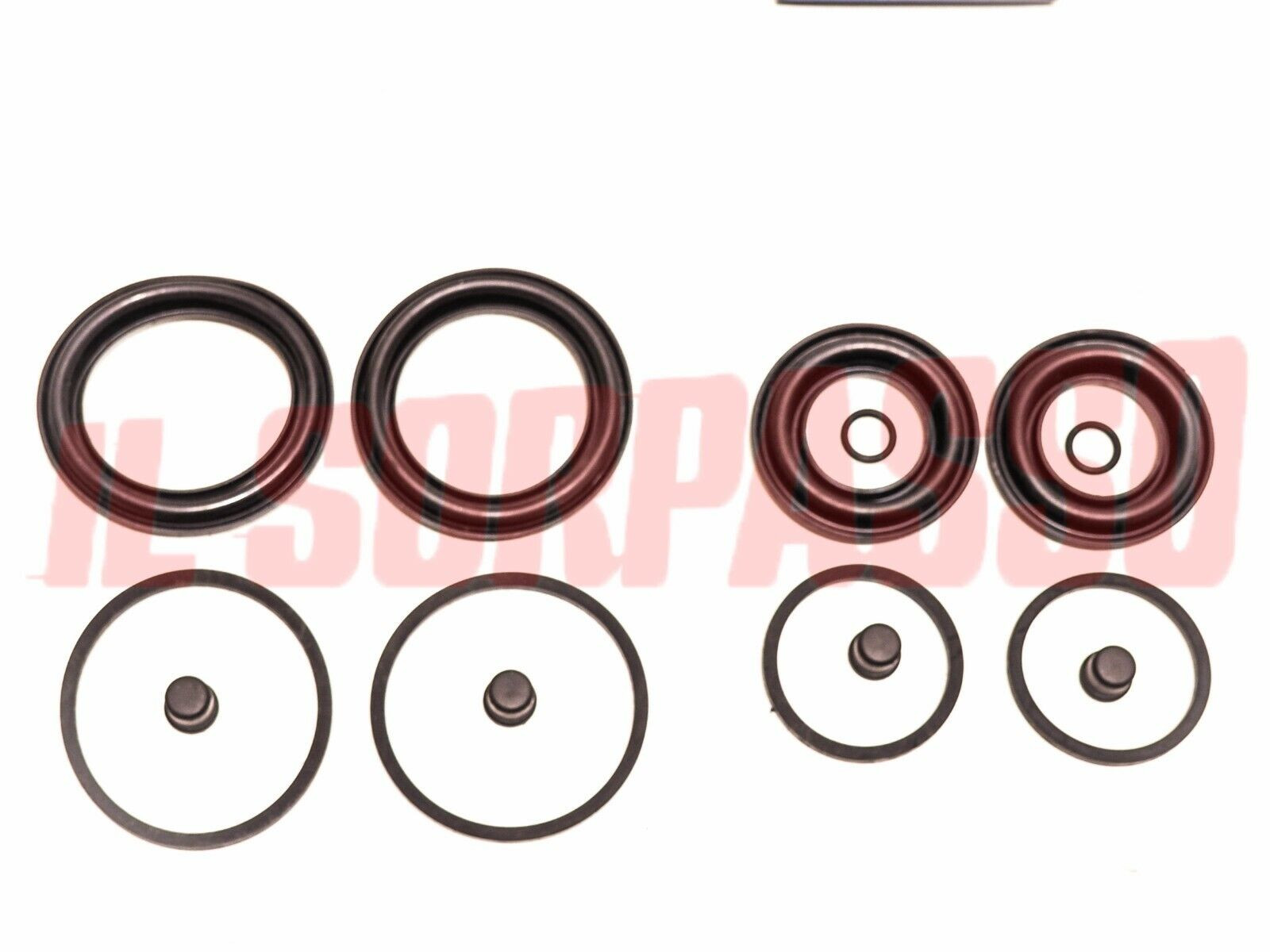 KIT REVISIONE GOMMINI PINZE FRENI ANTERIORI POSTERIORI FIAT 125 BERLINA SPECIAL