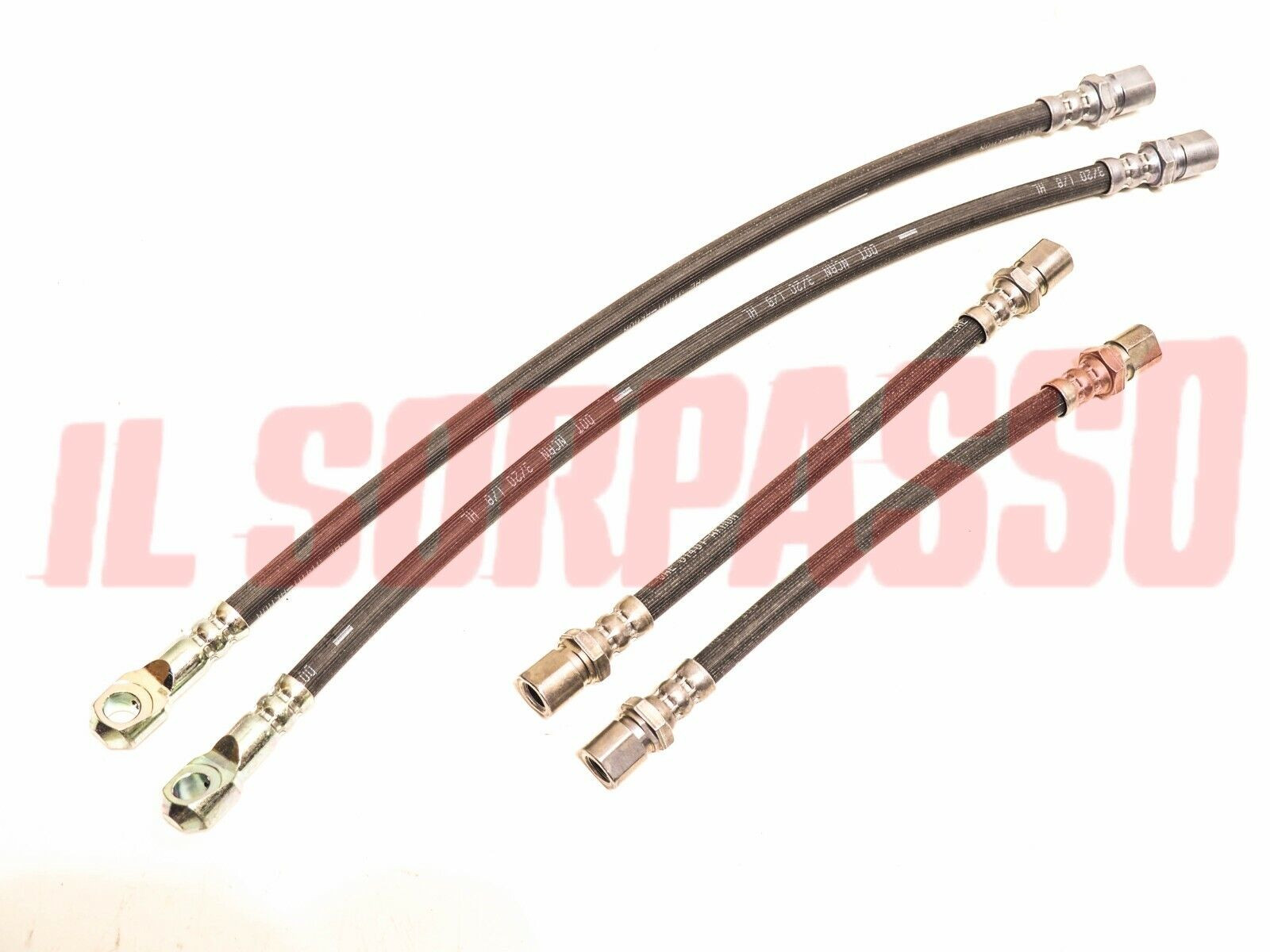 TUBI FRENO ANTERIORI + POSTERIORI FIAT 900 T E PULMINO PANORAMA CIRCUITO SINGOLO