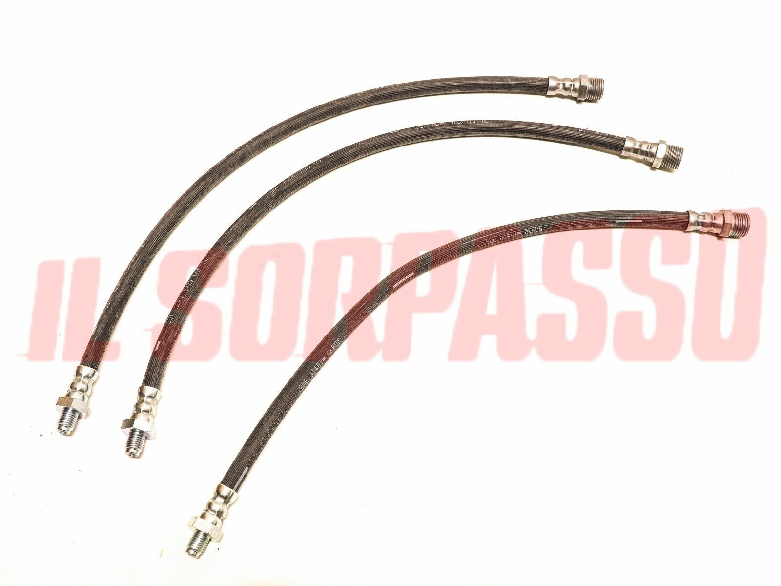 TUBI FRENO ANTERIORI + POSTERIORE FIAT 1100 E DAL 04/51 IN POI