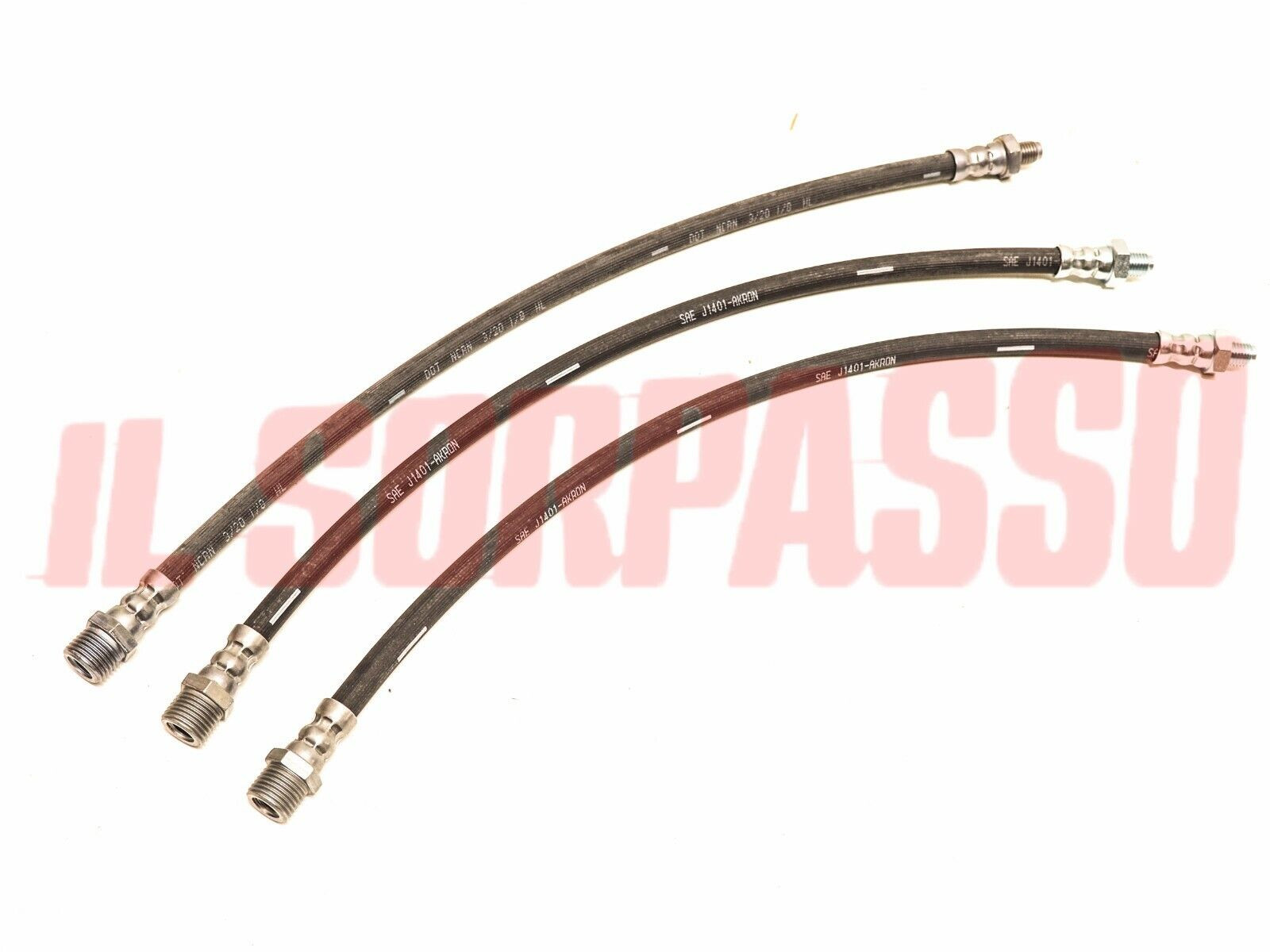 TUBI FRENO ANTERIORI + POSTERIORE FIAT TOPOLINO C DAL 04/51 IN POI