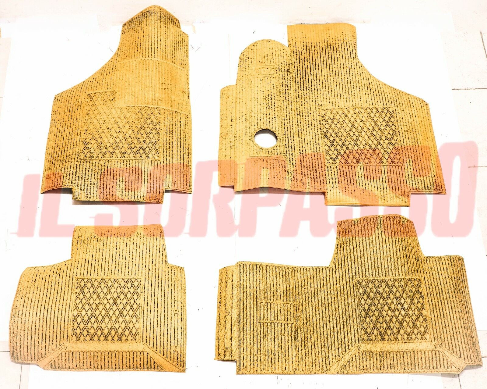 TAPPETI GOMMA INTERNI OCRA FIAT 127 