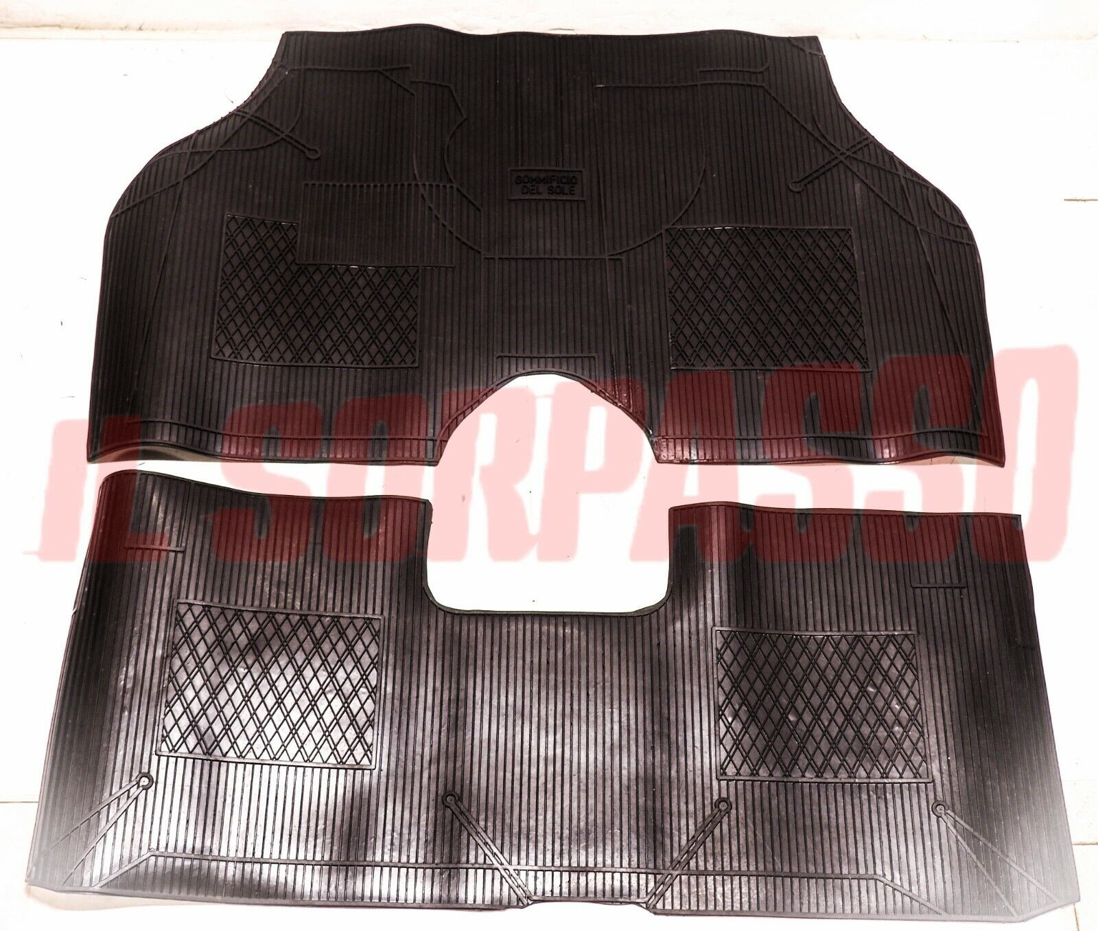 TAPPETI GOMMA INTERNI NERI FIAT 128