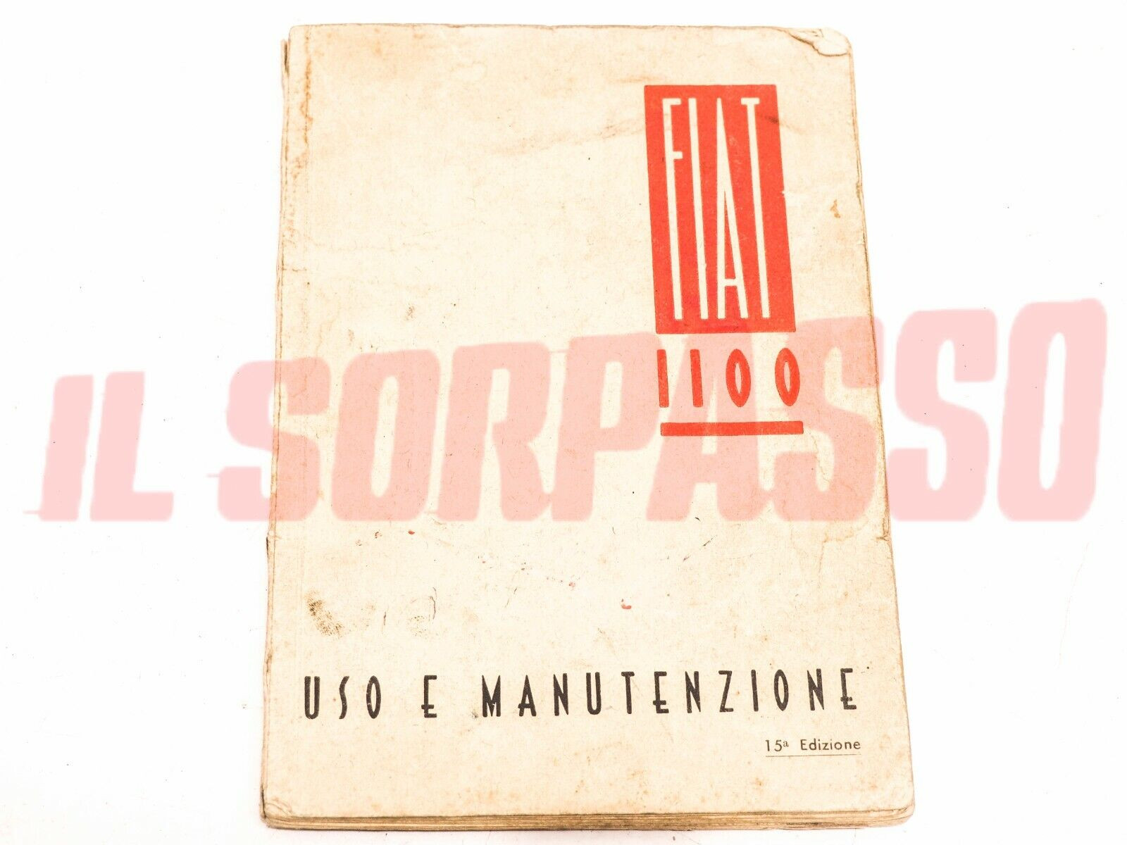 LIBRETTO USO E MANUTENZIONE FIAT 508 C - 1100 A ORIGINALE