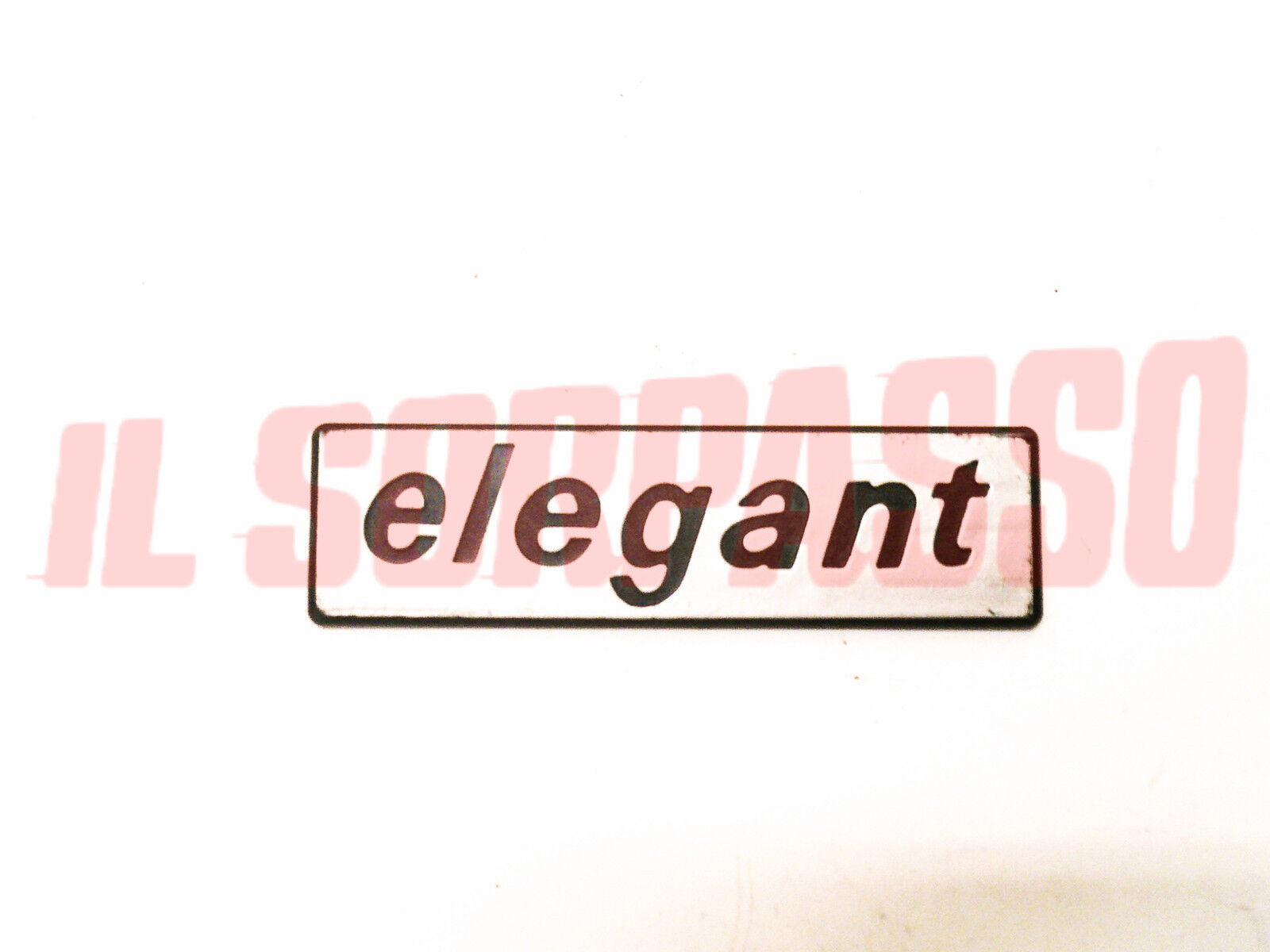 SCRITTA ELEGANT PORTA AUTOBIANCHI A112 3 SERIE ORIGINALE