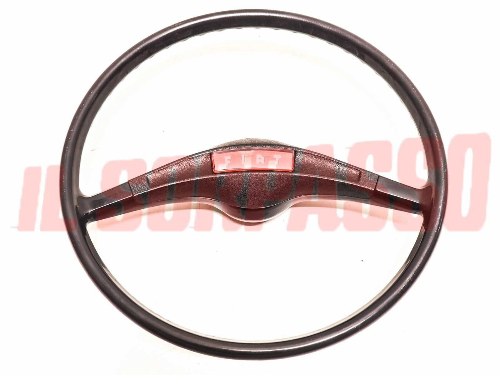 VOLANTE STERZO + PULSANTE CLACSON FIAT 128 BERLINA 1 SERIE ORIGINALE