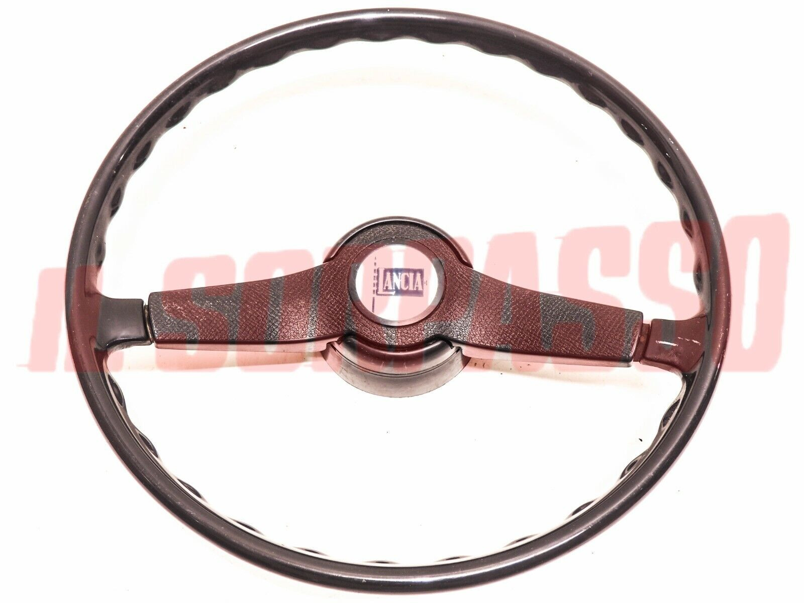 VOLANTE STERZO + PULSANTE CLACSON LANCIA FULVIA BERLINA 1970 ORIGINALE