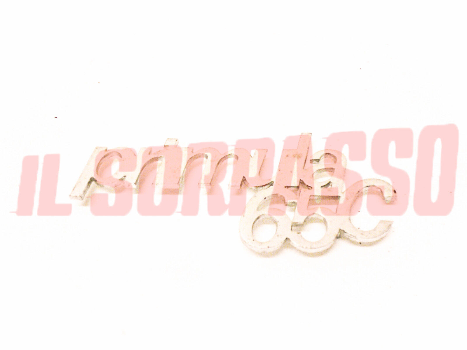 SCRITTA COFANO POSTERIORE AUTOBIANCHI PRIMULA 65 C ORIGINALE