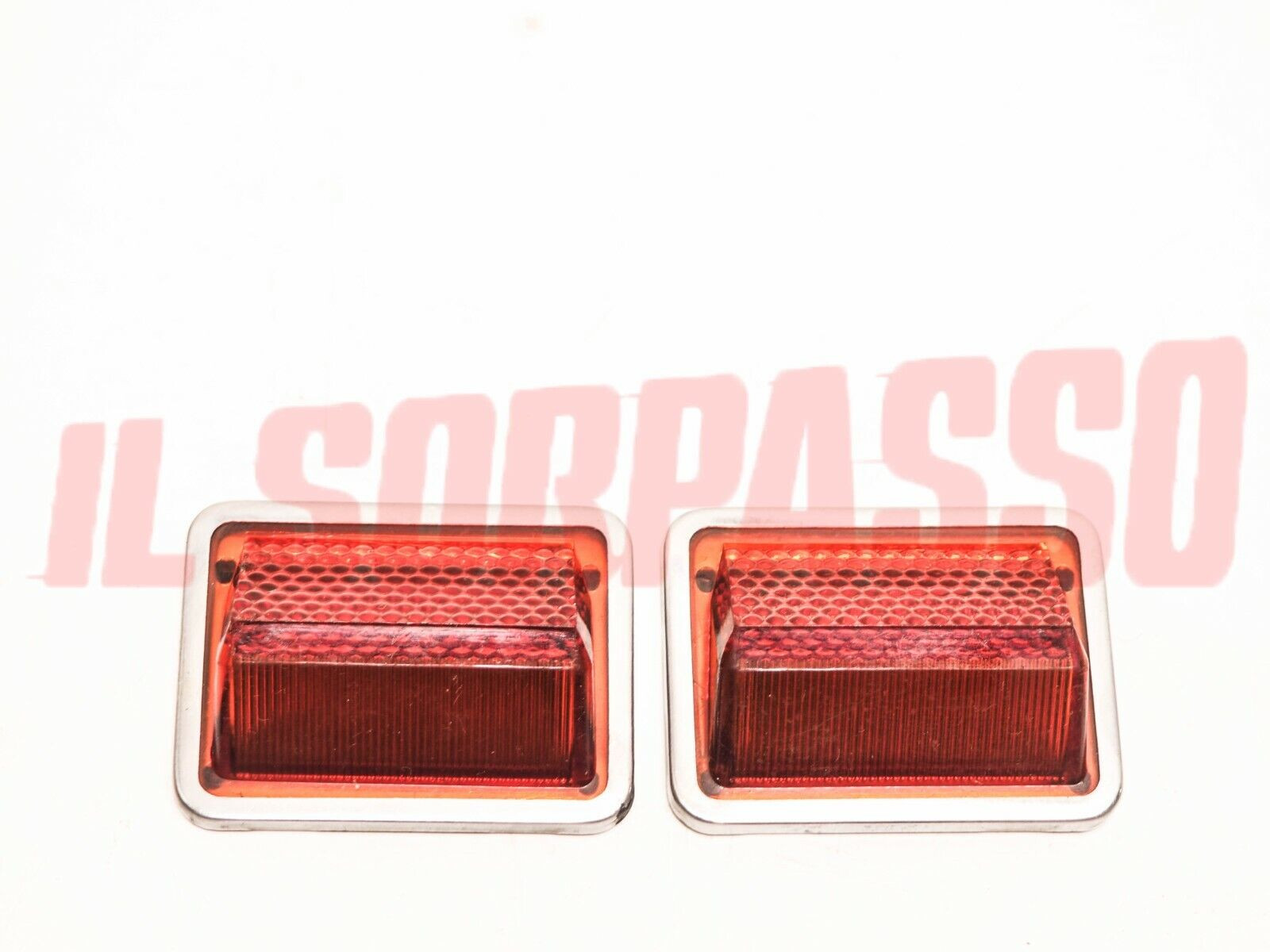 CATADIOTTRI CATARIFRANGENTI PORTE PORTIERE FIAT 124 SPIDER ORIGINALI