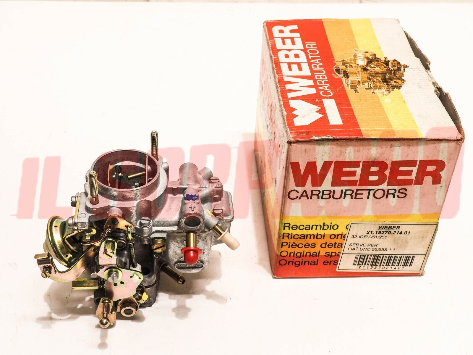 CARBURATORE WEBER 32 ICEV 51 FIAT UNO 55 - 55 S ORIGINALE