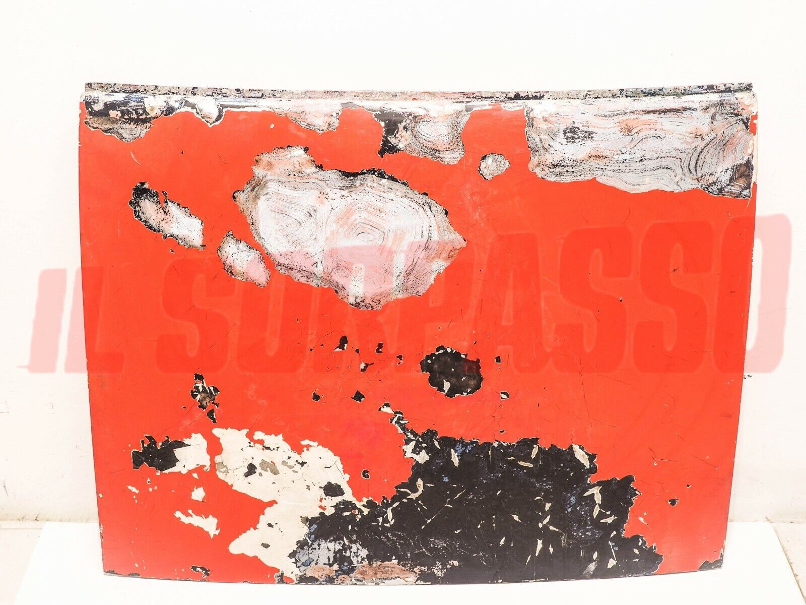 COFANO BAULE POSTERIORE LANCIA FULVIA COUPE + HF ORIGINALE IN ALLUMINIO