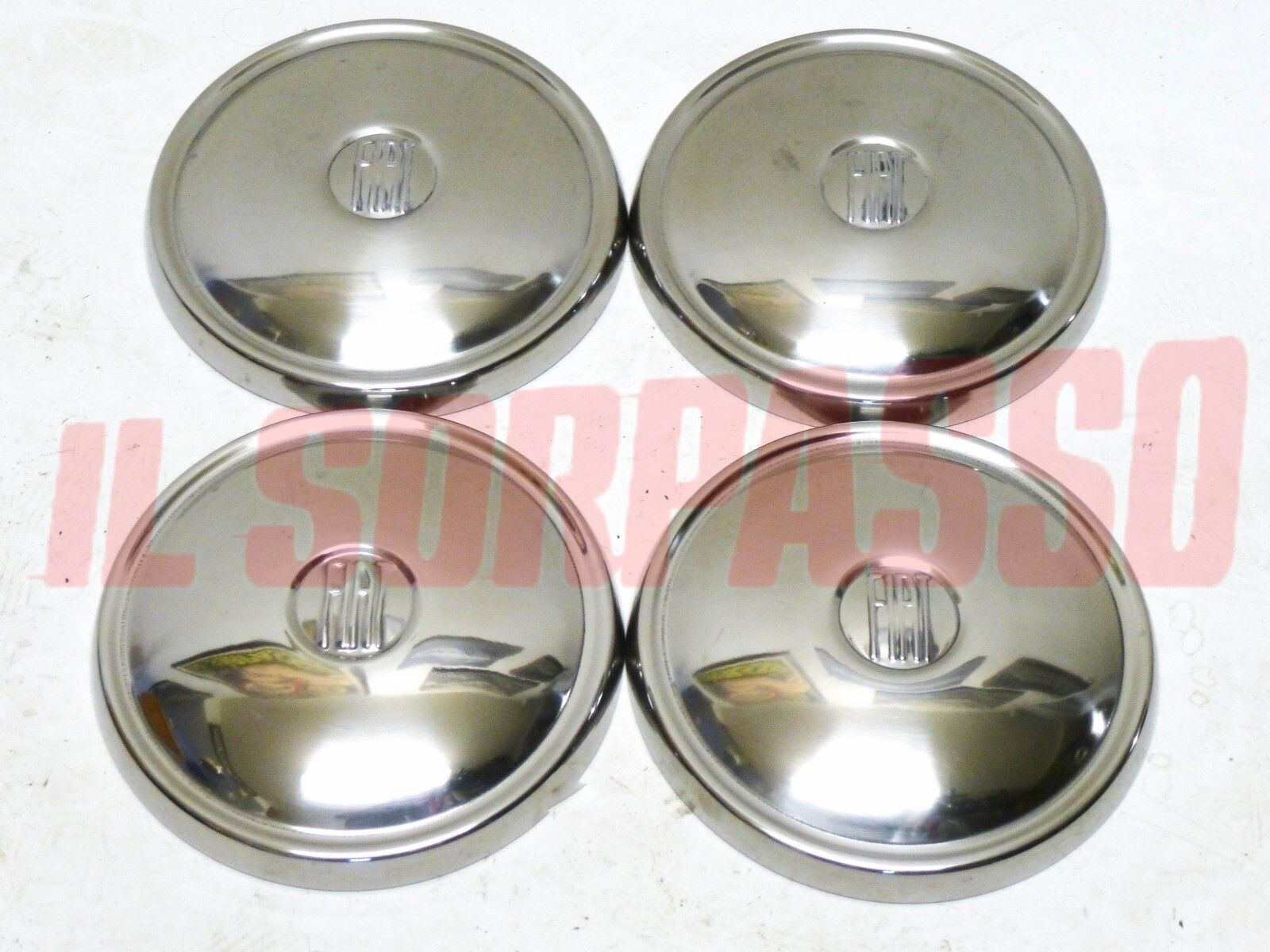 COPPE RUOTA BORCHIE CERCHI FIAT 600 E FANALONA