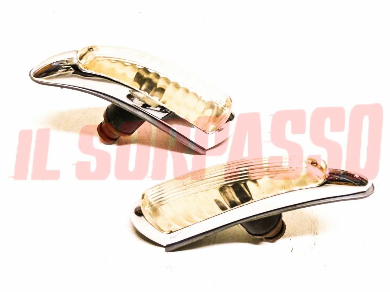 FANALINI FRECCE ANTERIORI DESTRO SINISTRO FIAT 1400 B - 1900 B ORIGINALI