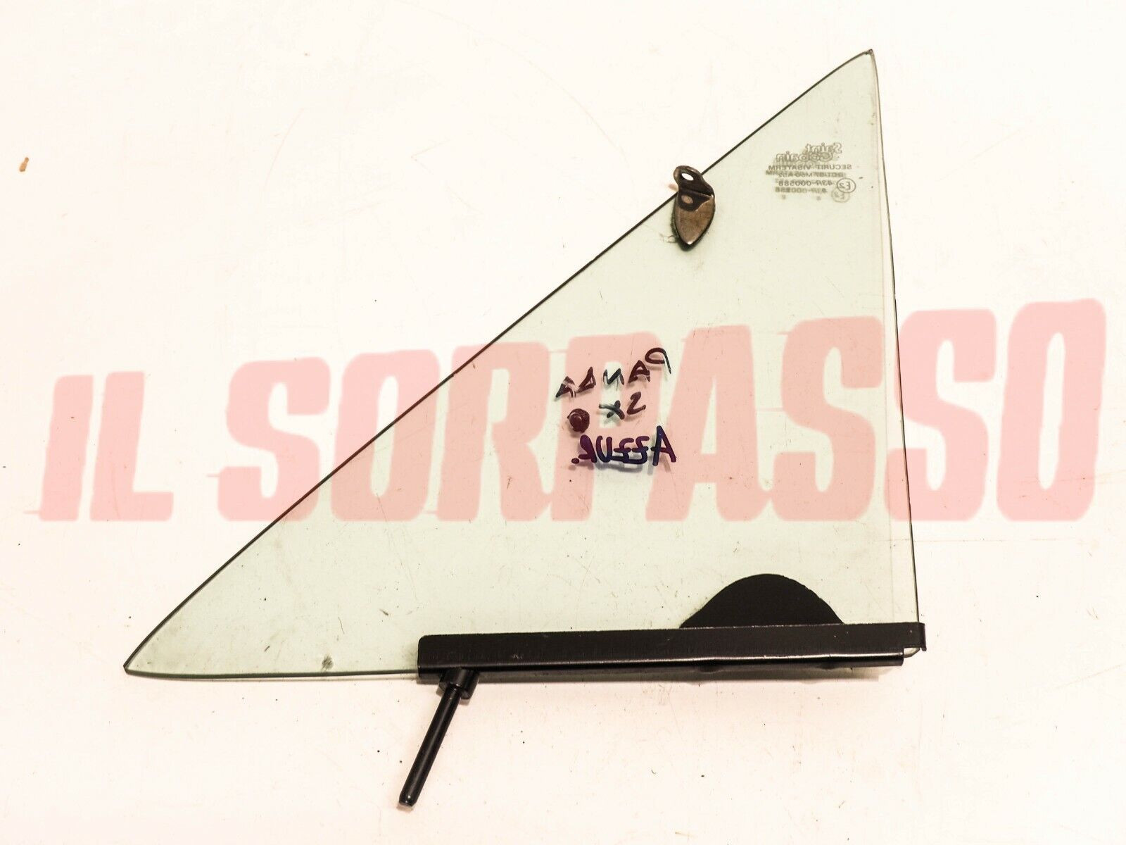 DEFLETTORE VETRO SINISTRO AZZURRATO PORTA FIAT PANDA 30 45 4x4 ORIGINALE