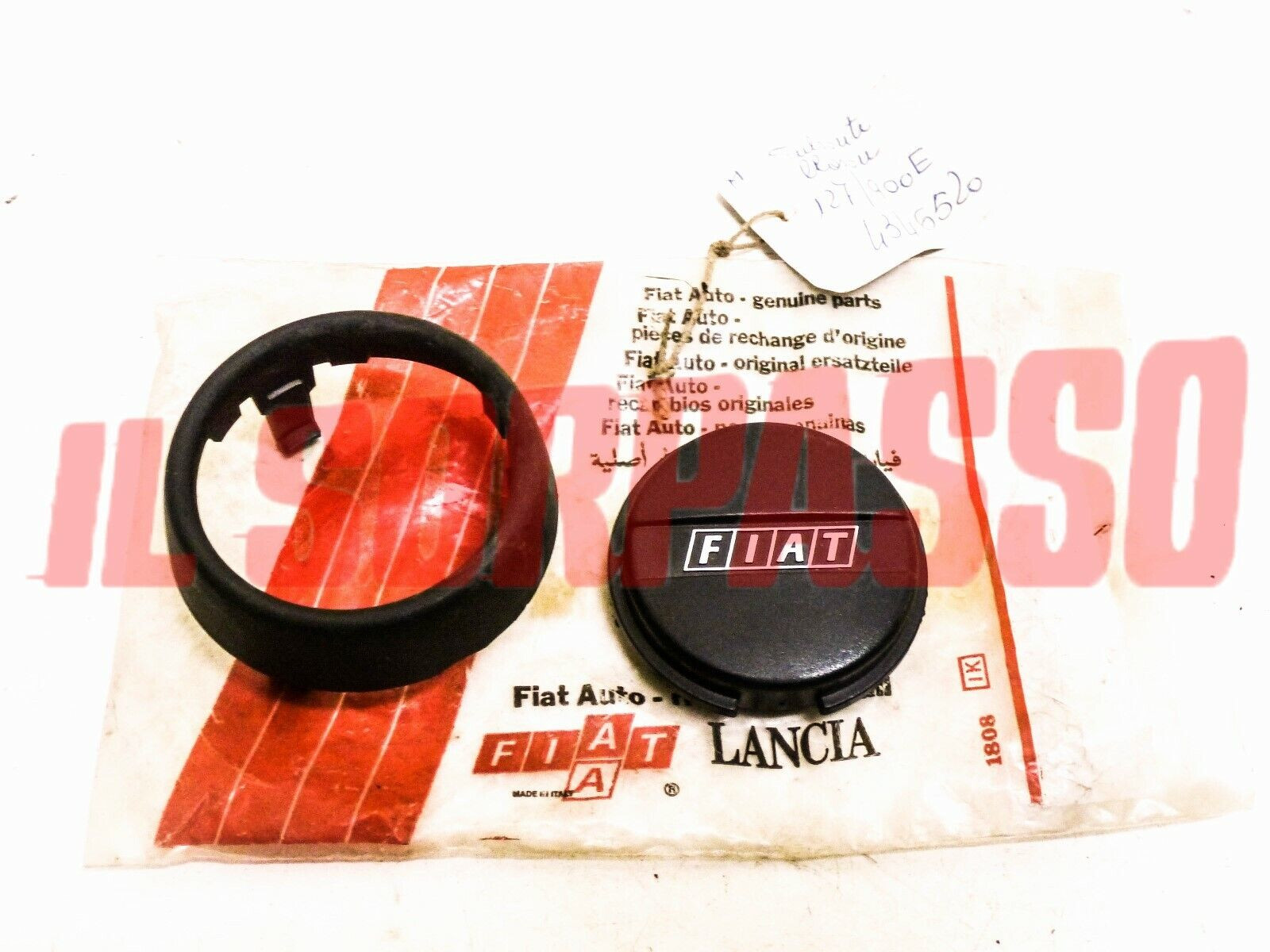 PULSANTE CLACSON VOLANTE STERZO FIAT 900 T E PULMINO PANORAMA - 127 SPECIAL